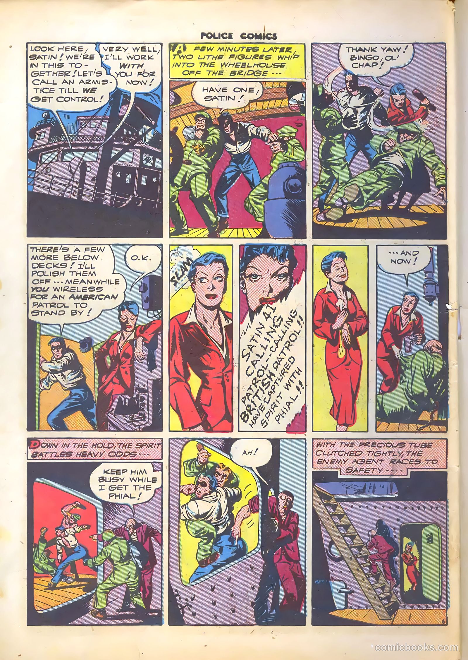 Police Comics #33 — page 56 of 60