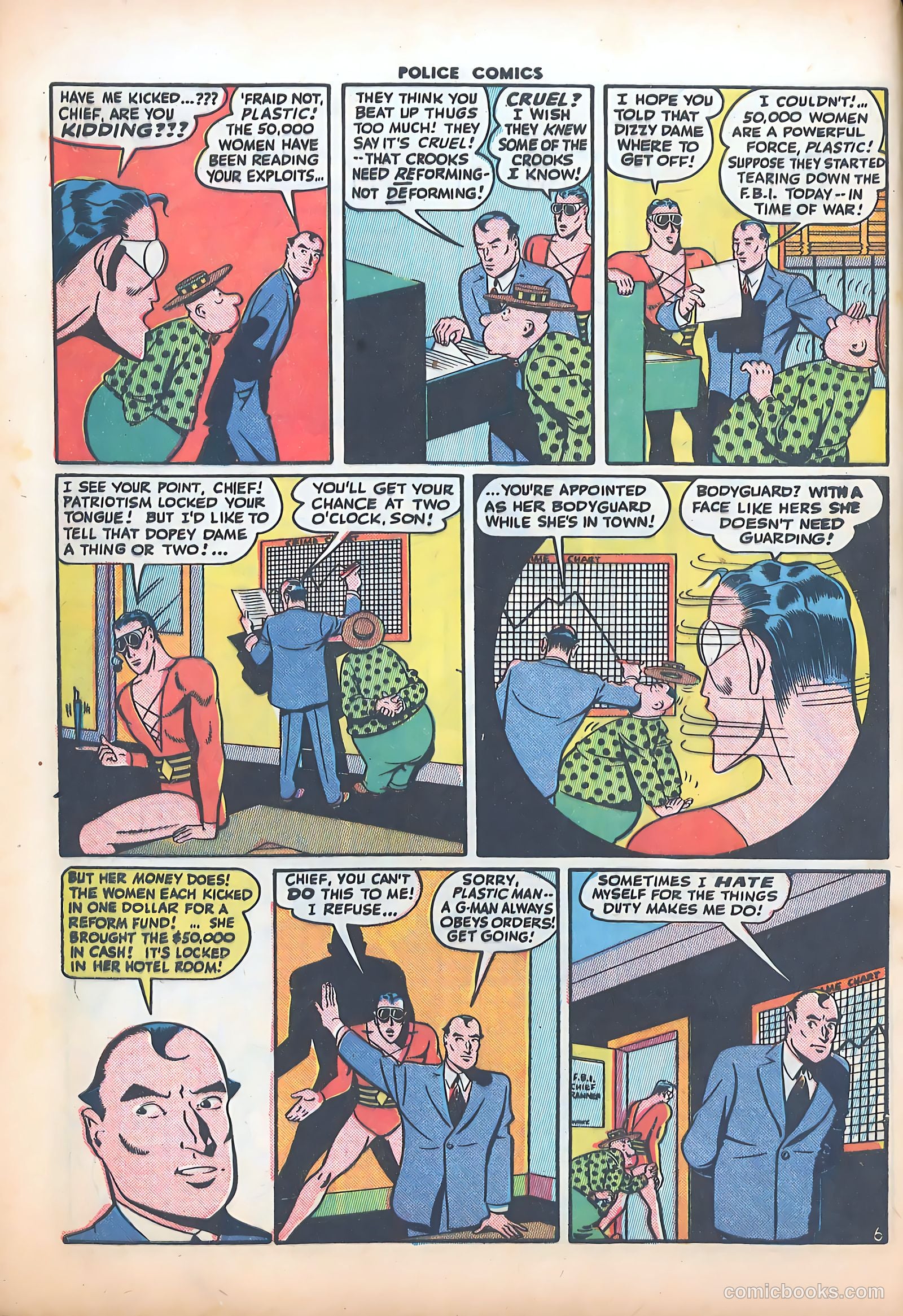 Police Comics #34 — page 8 of 60