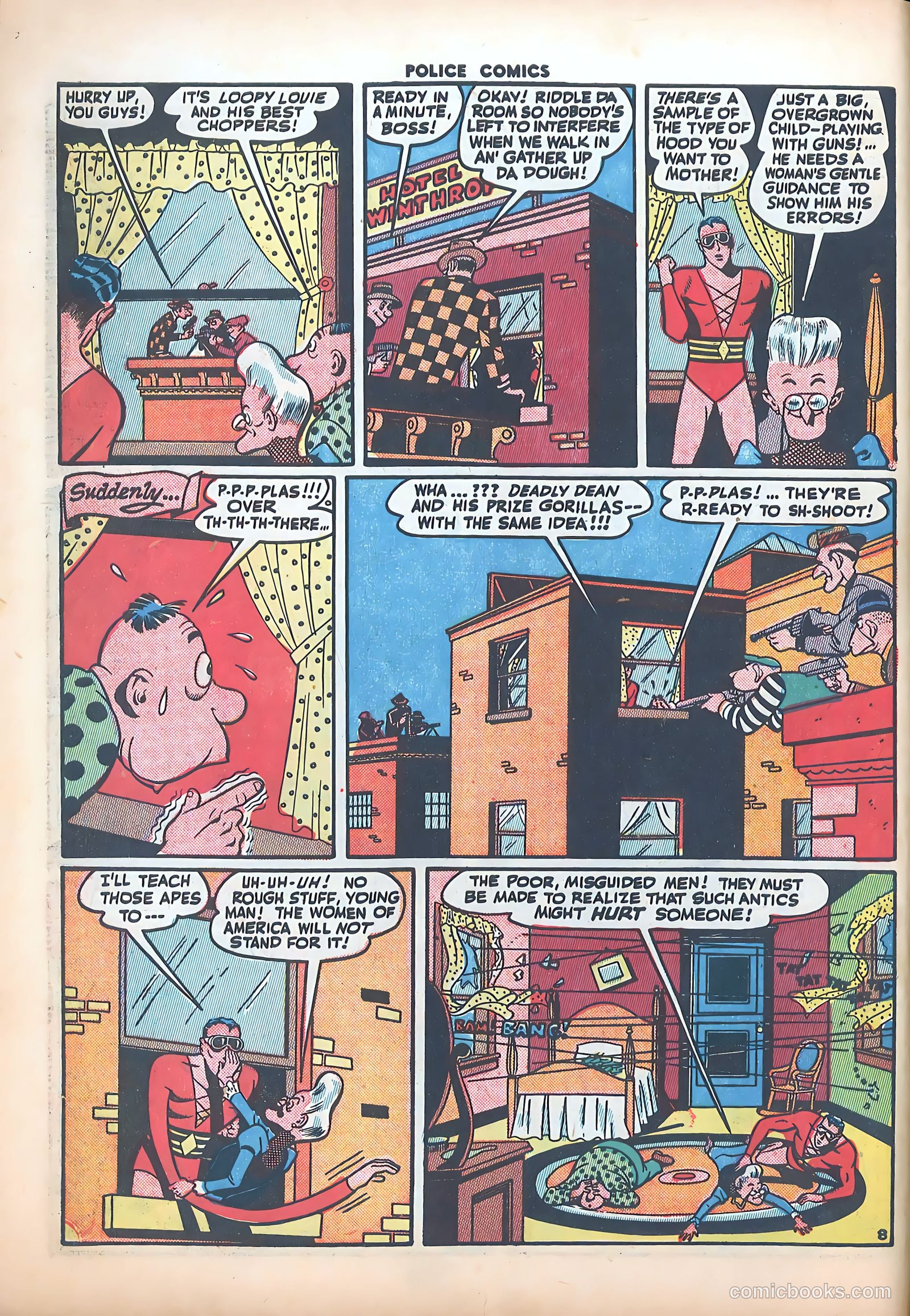 Police Comics #34 — page 10 of 60