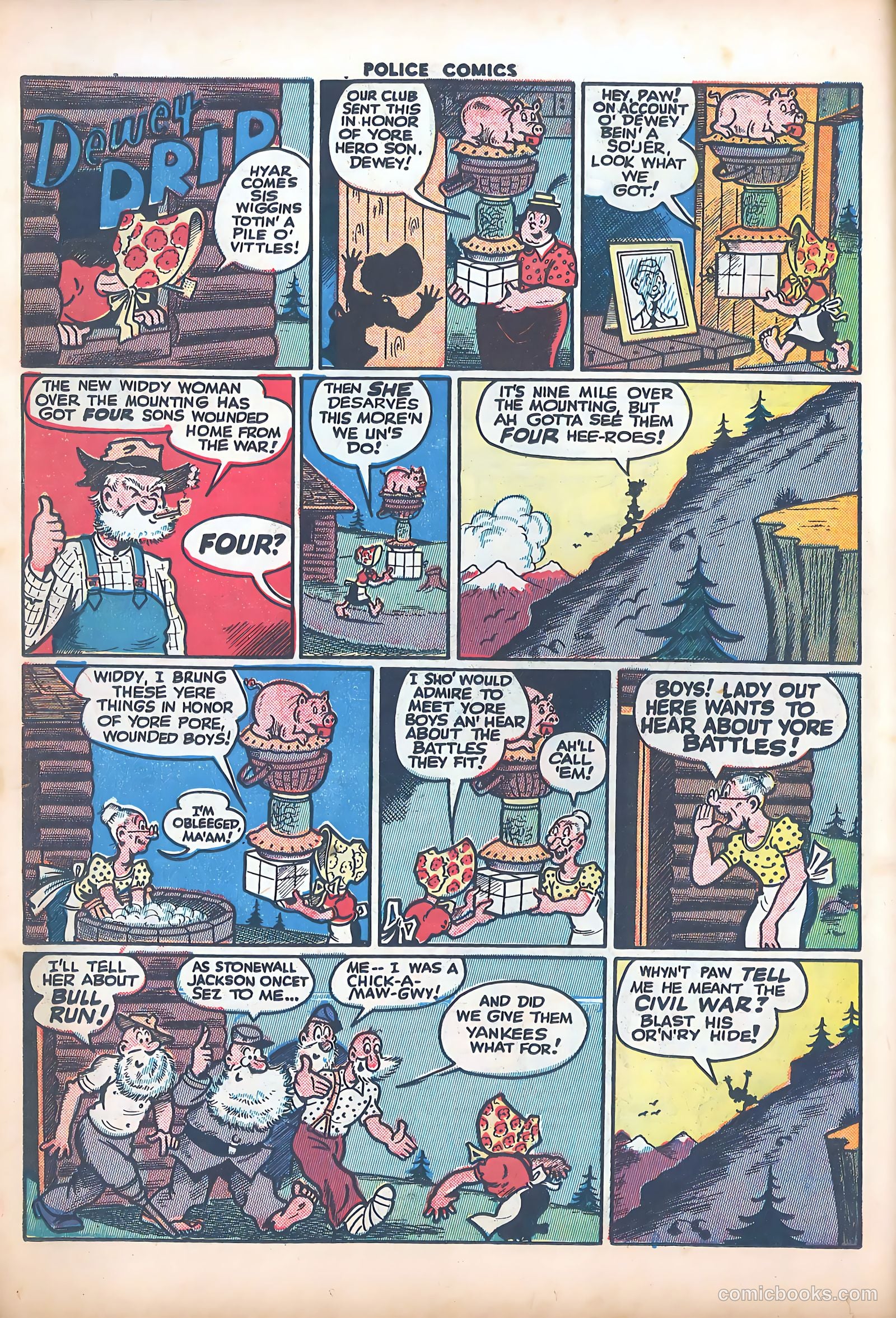 Police Comics #34 — page 18 of 60