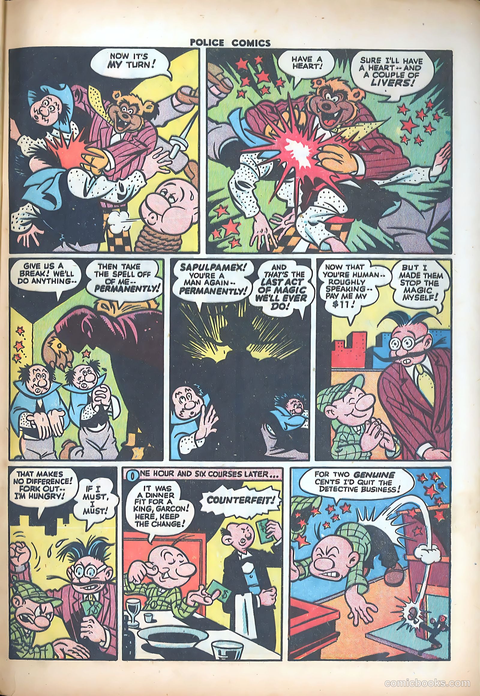 Police Comics #34 — page 45 of 60