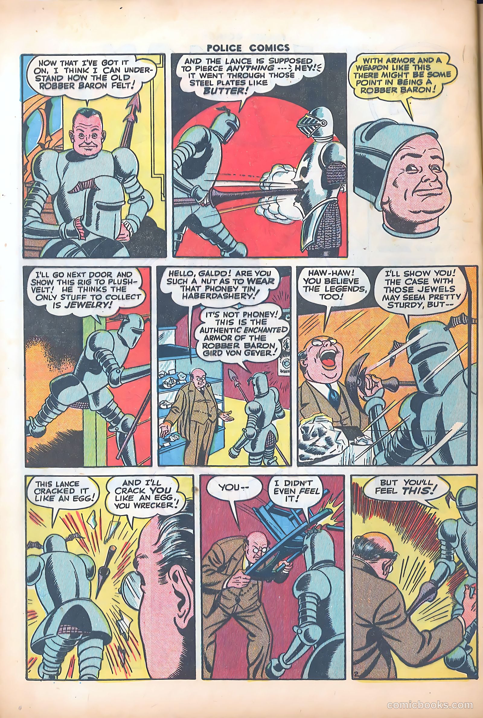 Police Comics #34 — page 52 of 60