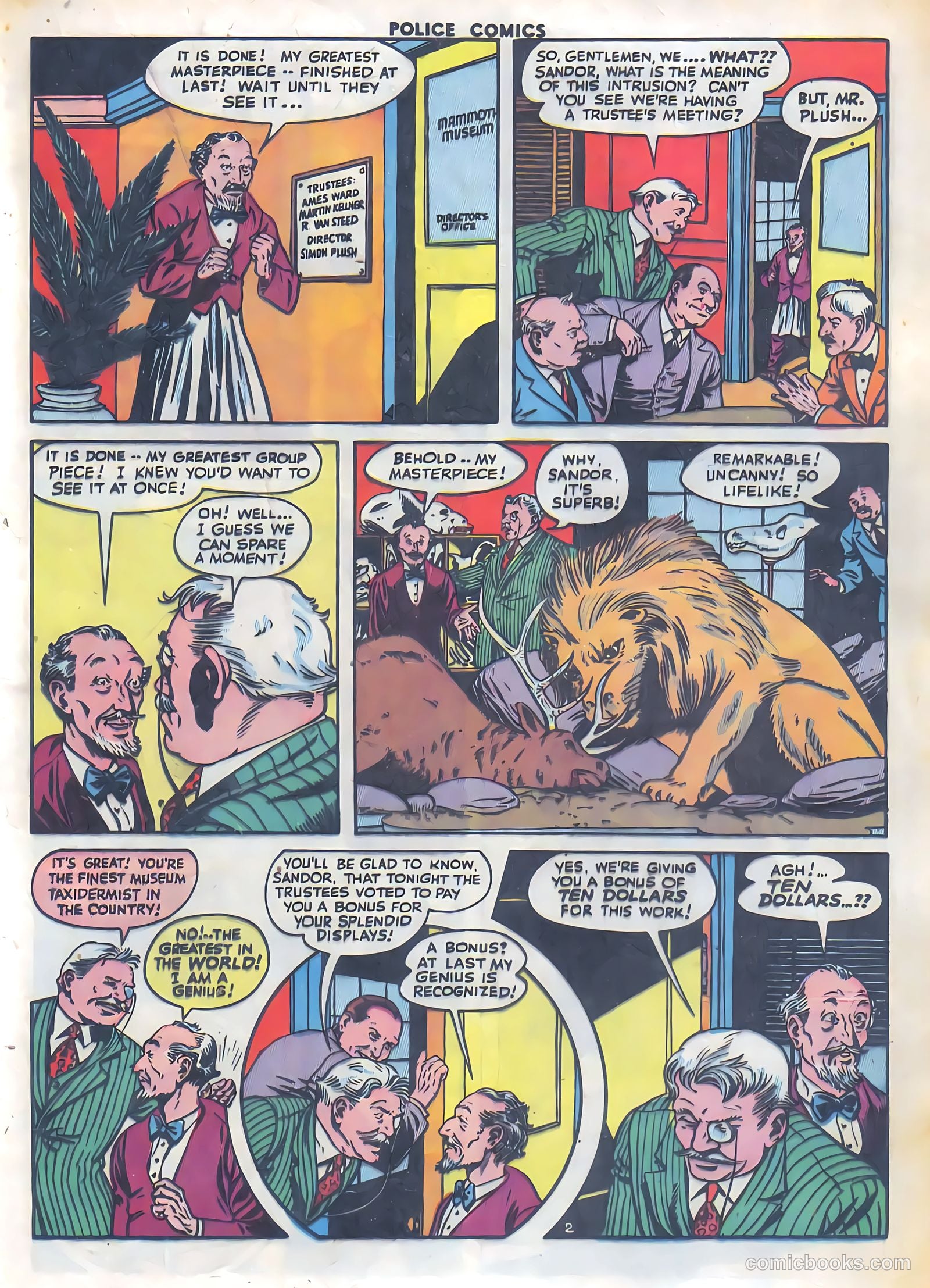 Police Comics #35 — page 32 of 61