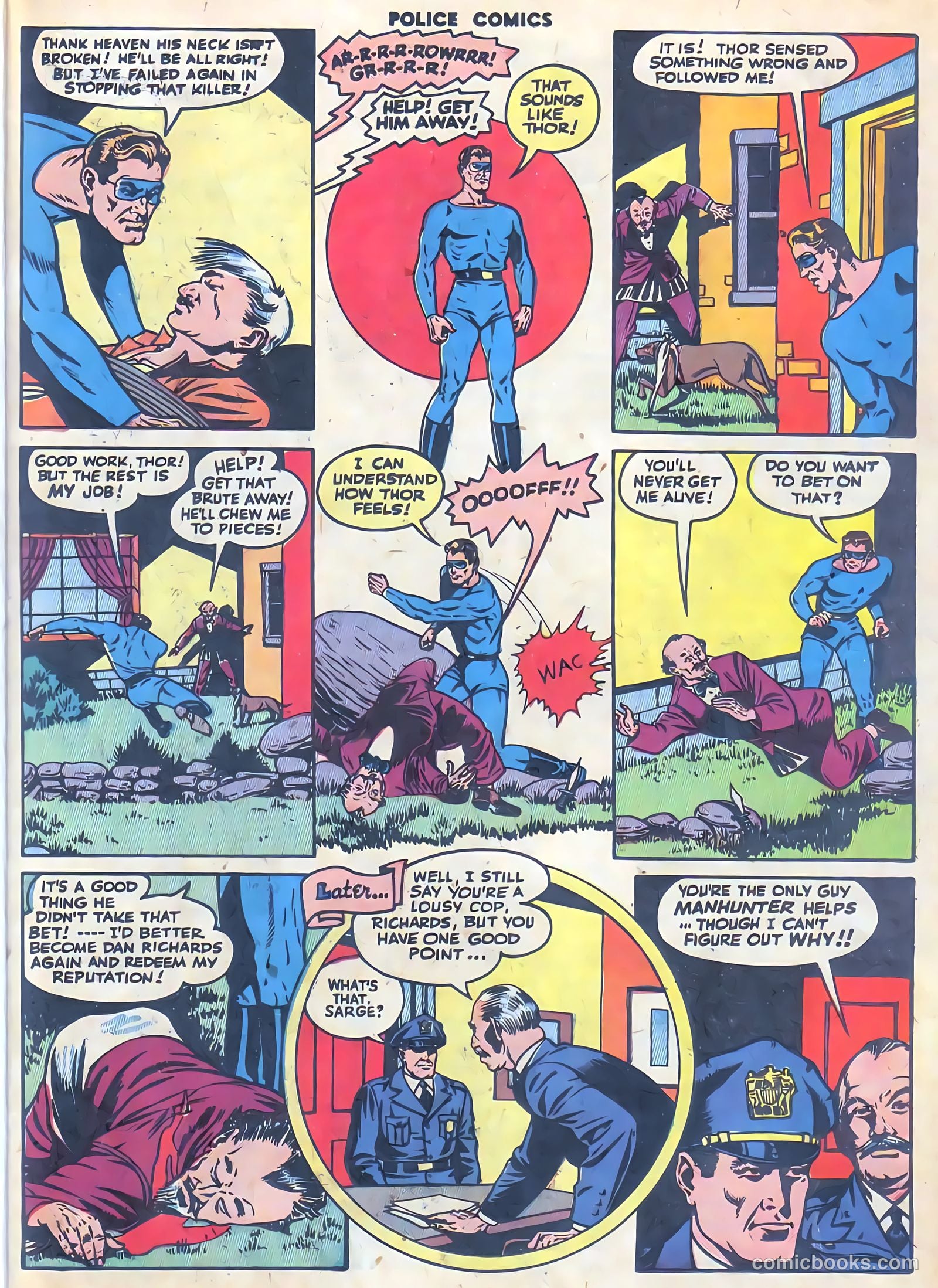 Police Comics #35 — page 40 of 61