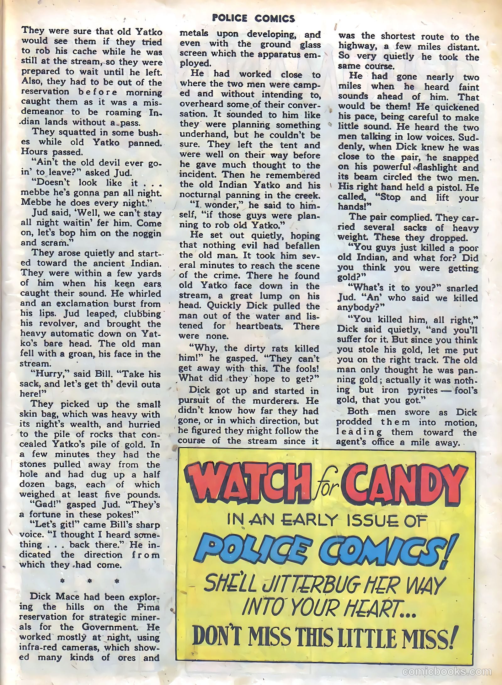 Police Comics #35 — page 42 of 61