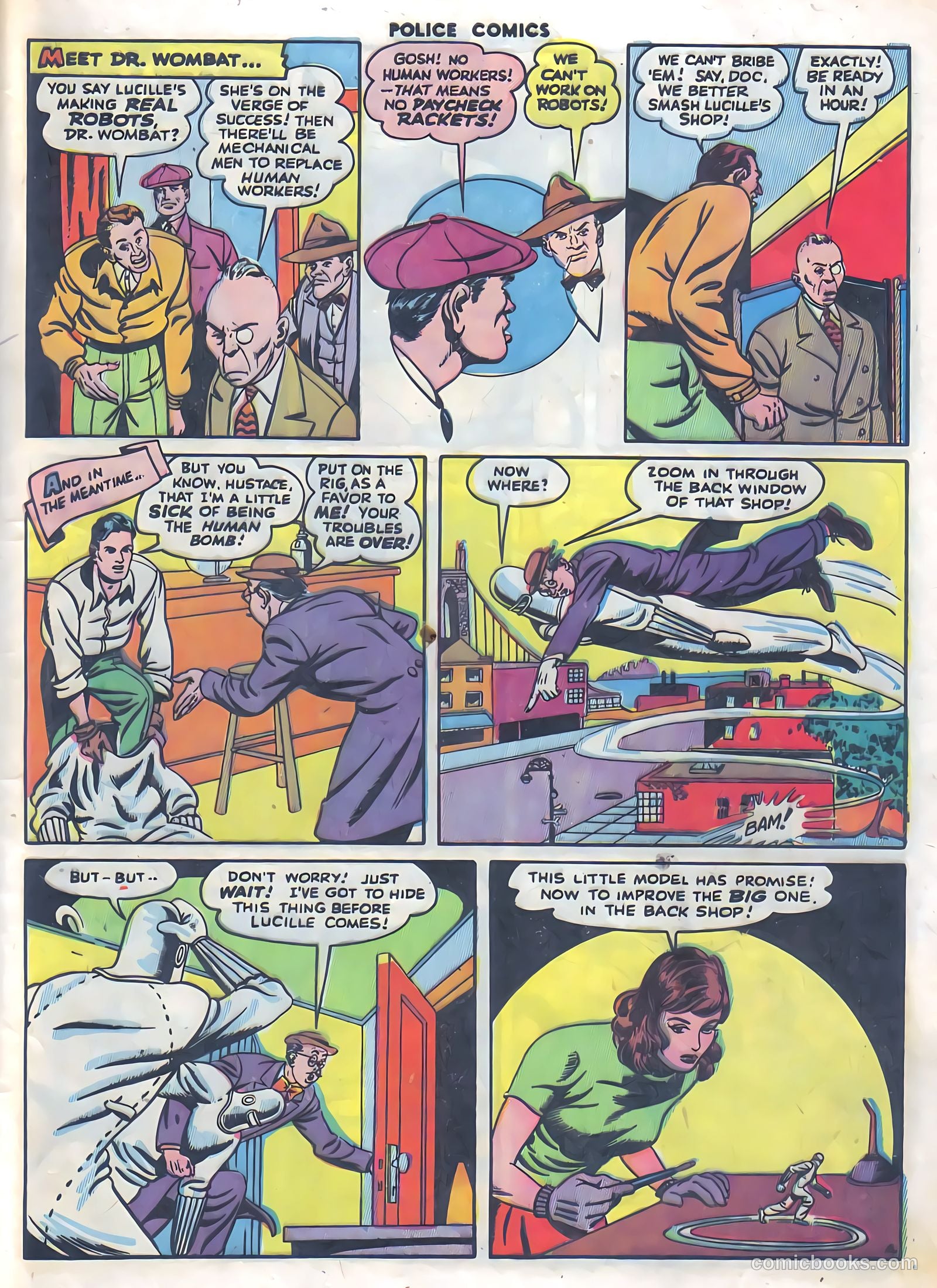 Police Comics #35 — page 46 of 61