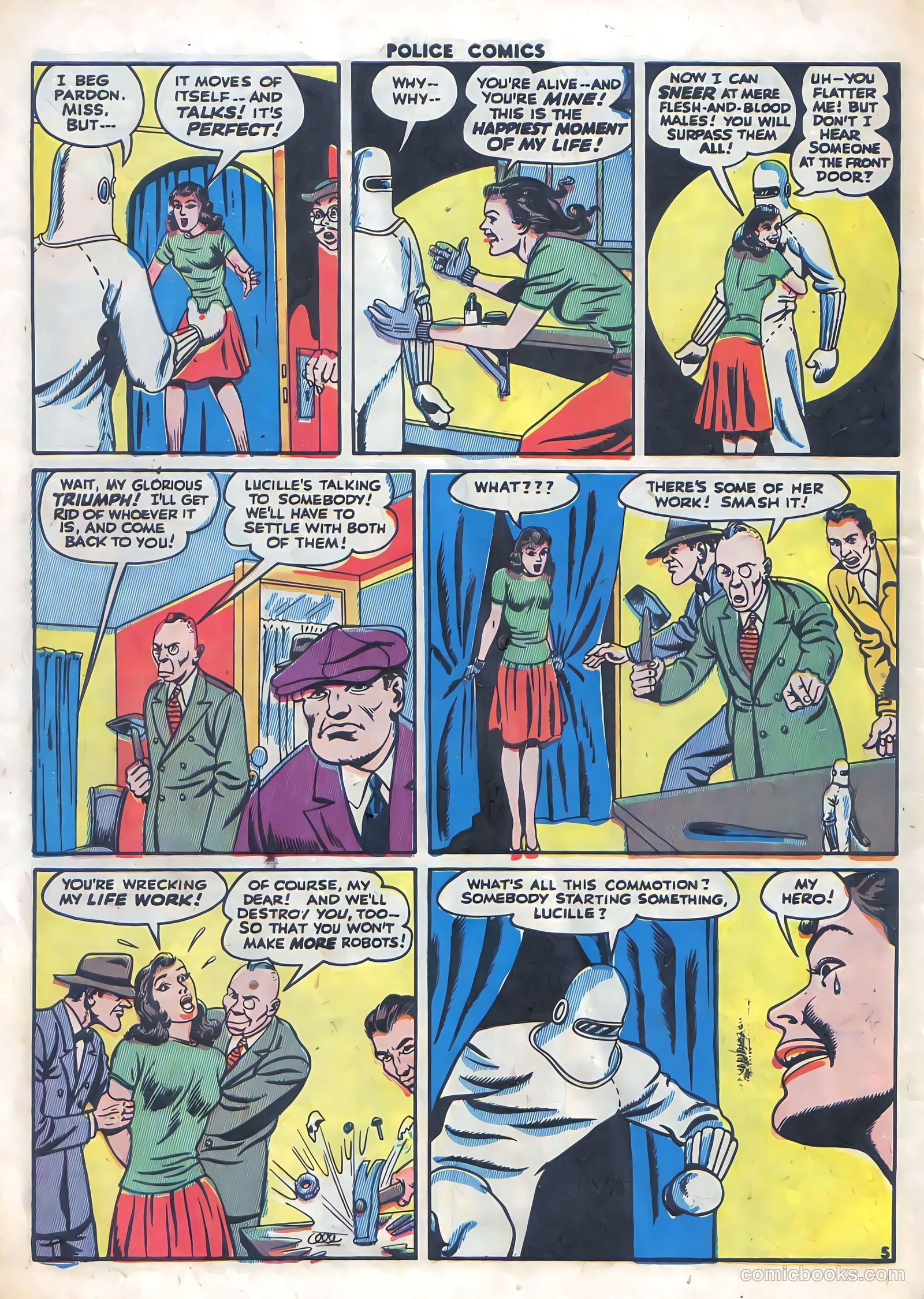 Police Comics #35 — page 47 of 61
