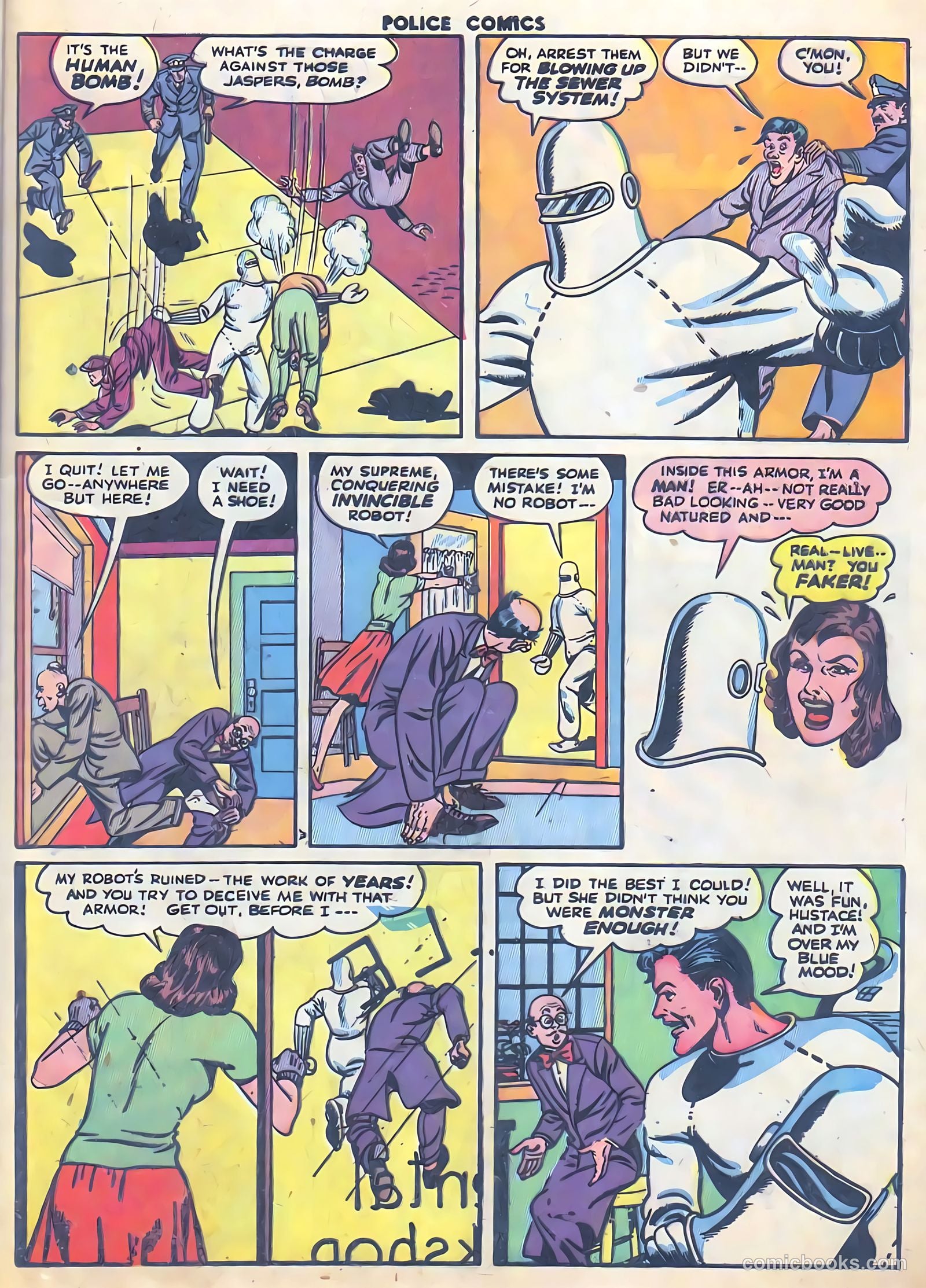 Police Comics #35 — page 50 of 61