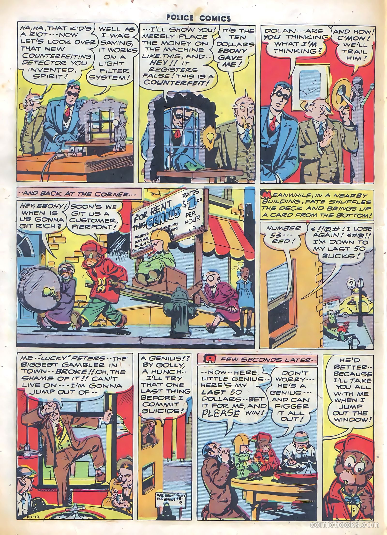 Police Comics #35 — page 55 of 61