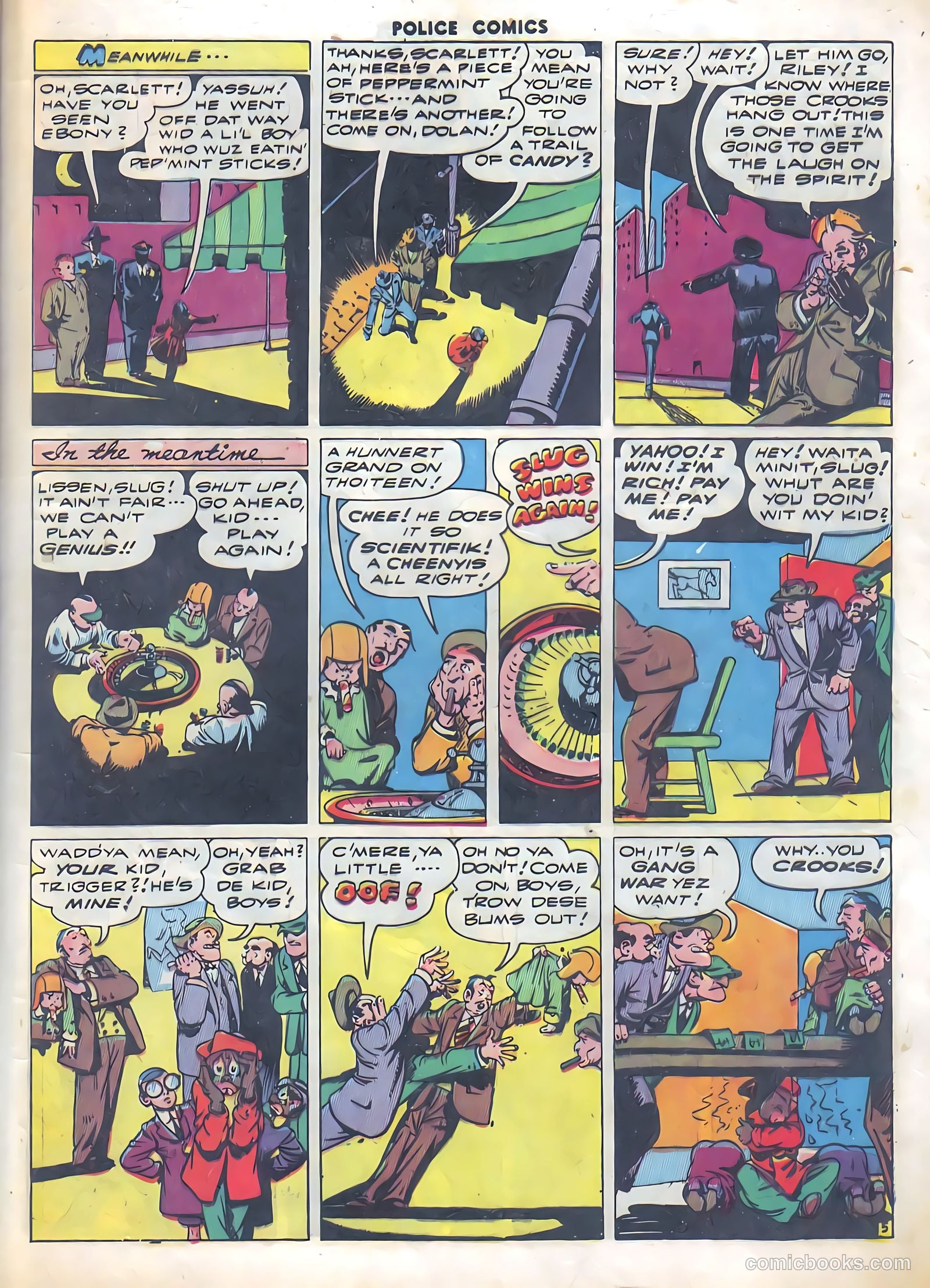 Police Comics #35 — page 56 of 61