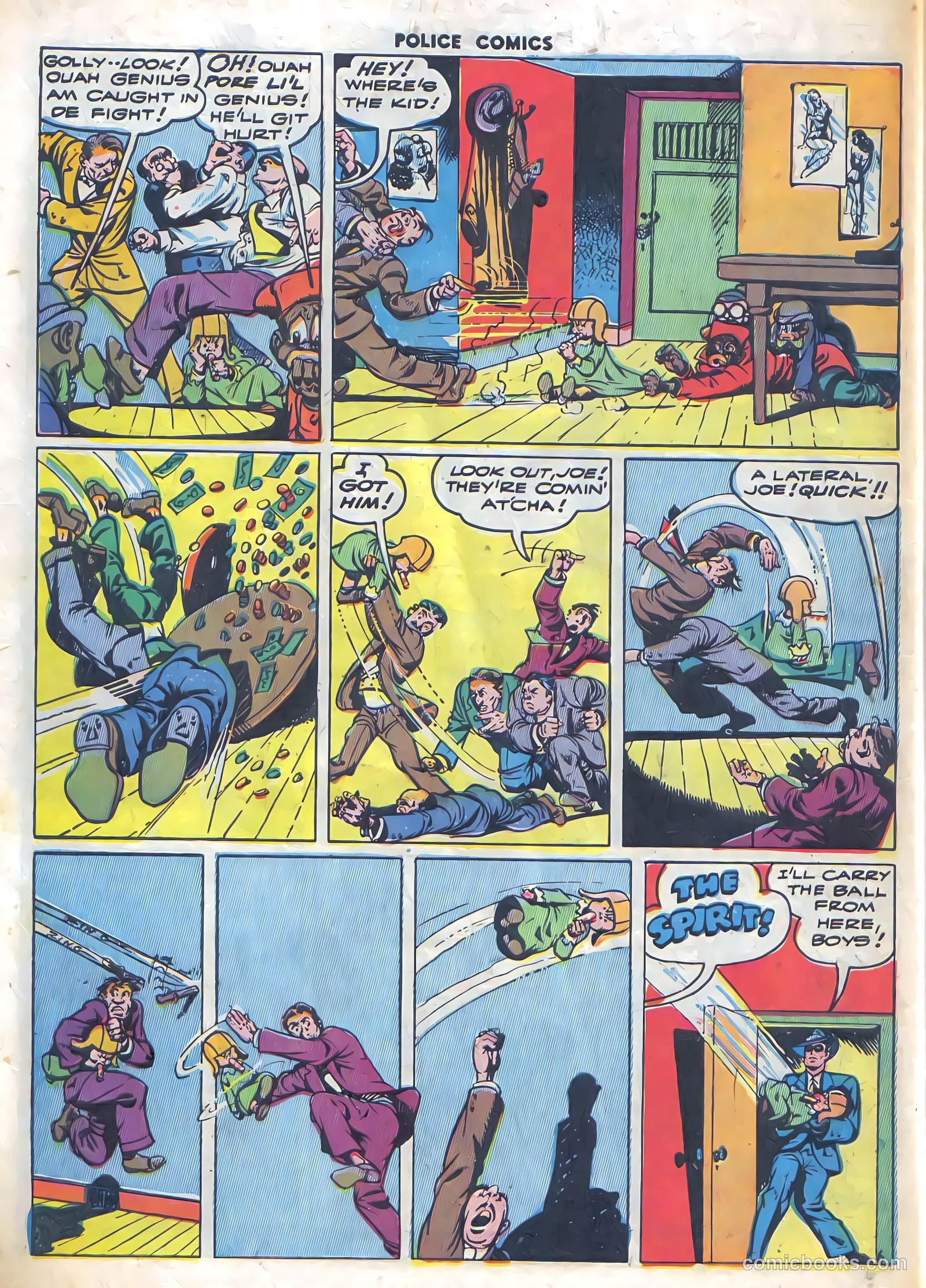 Police Comics #35 — page 57 of 61