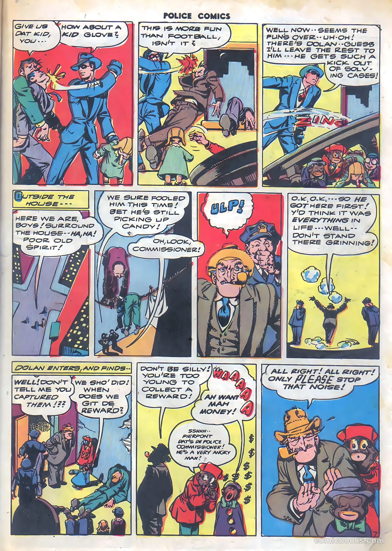 Police Comics #35 — page 58 of 61