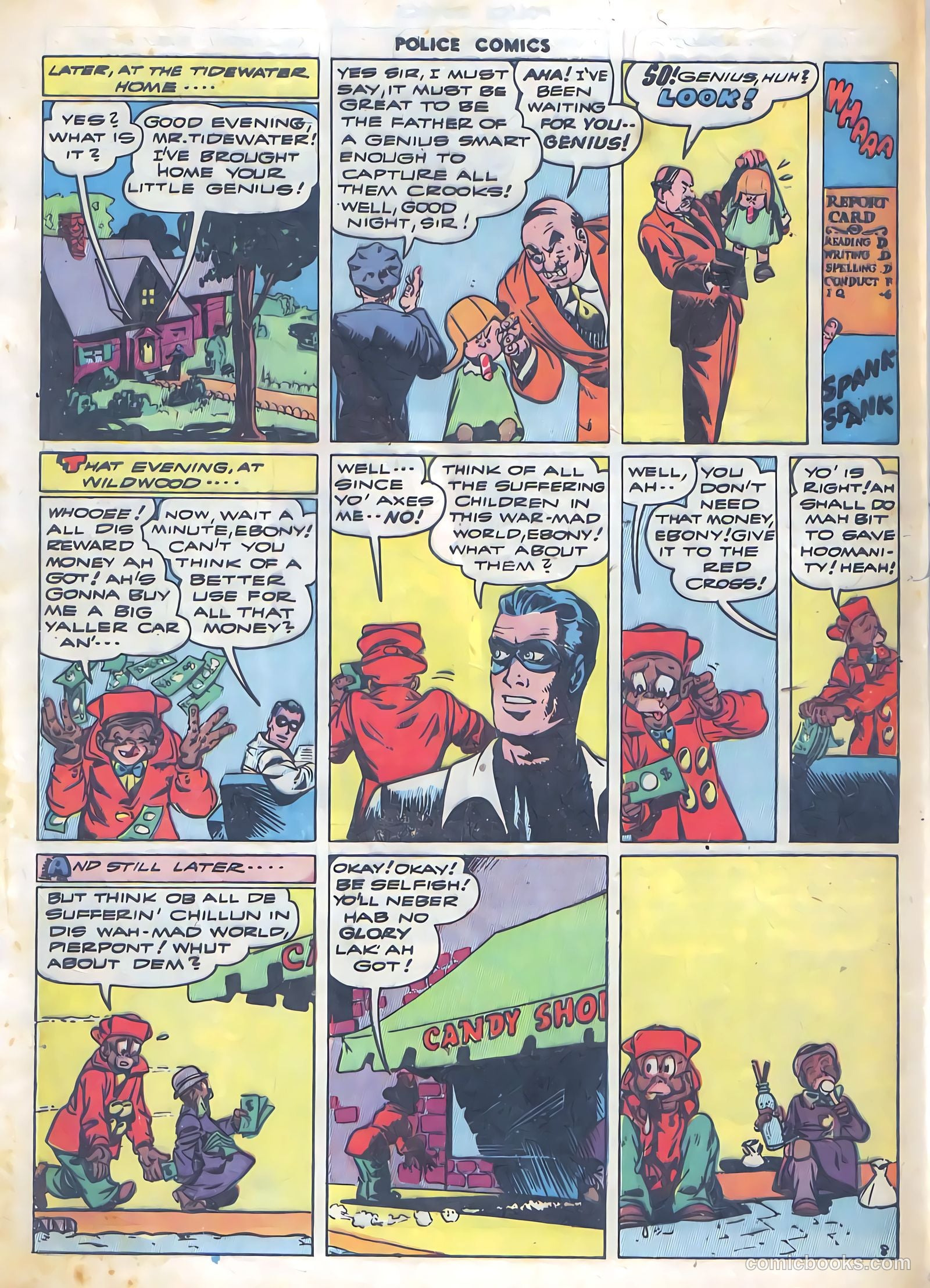 Police Comics #35 — page 59 of 61