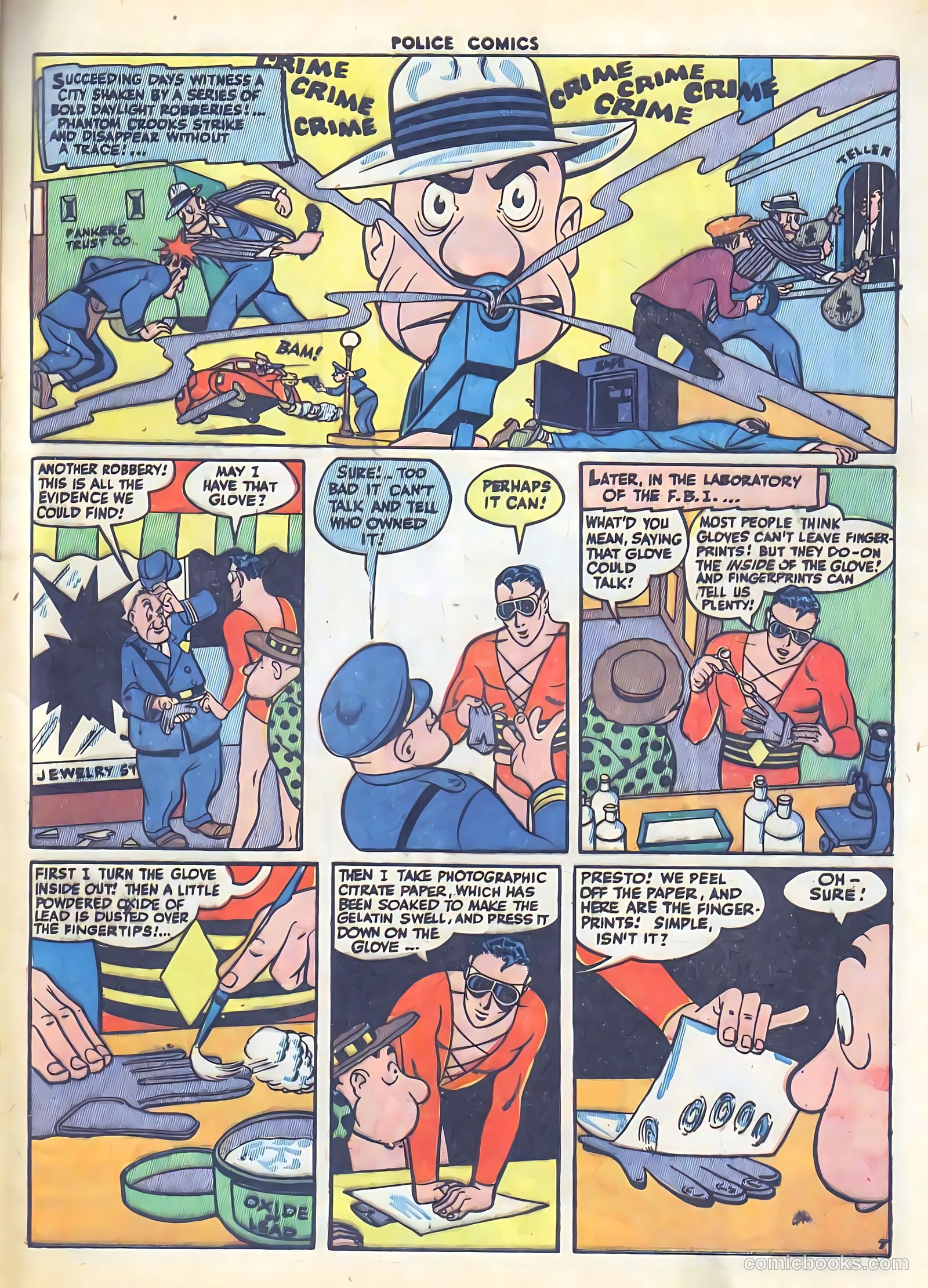 Police Comics #36 — page 9 of 60