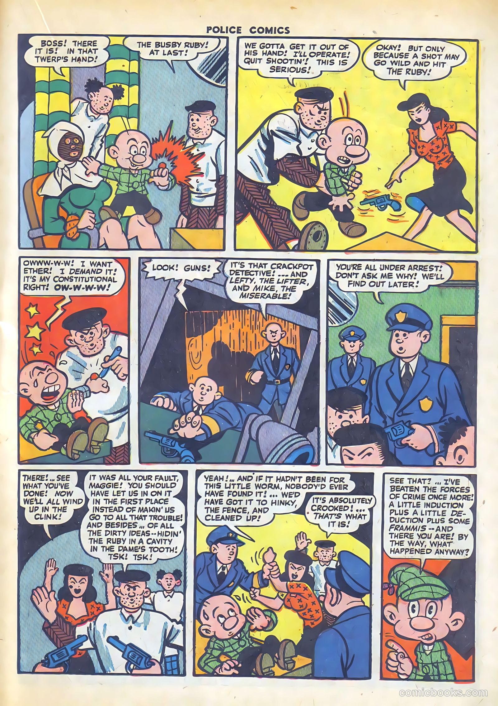 Police Comics #36 — page 23 of 60