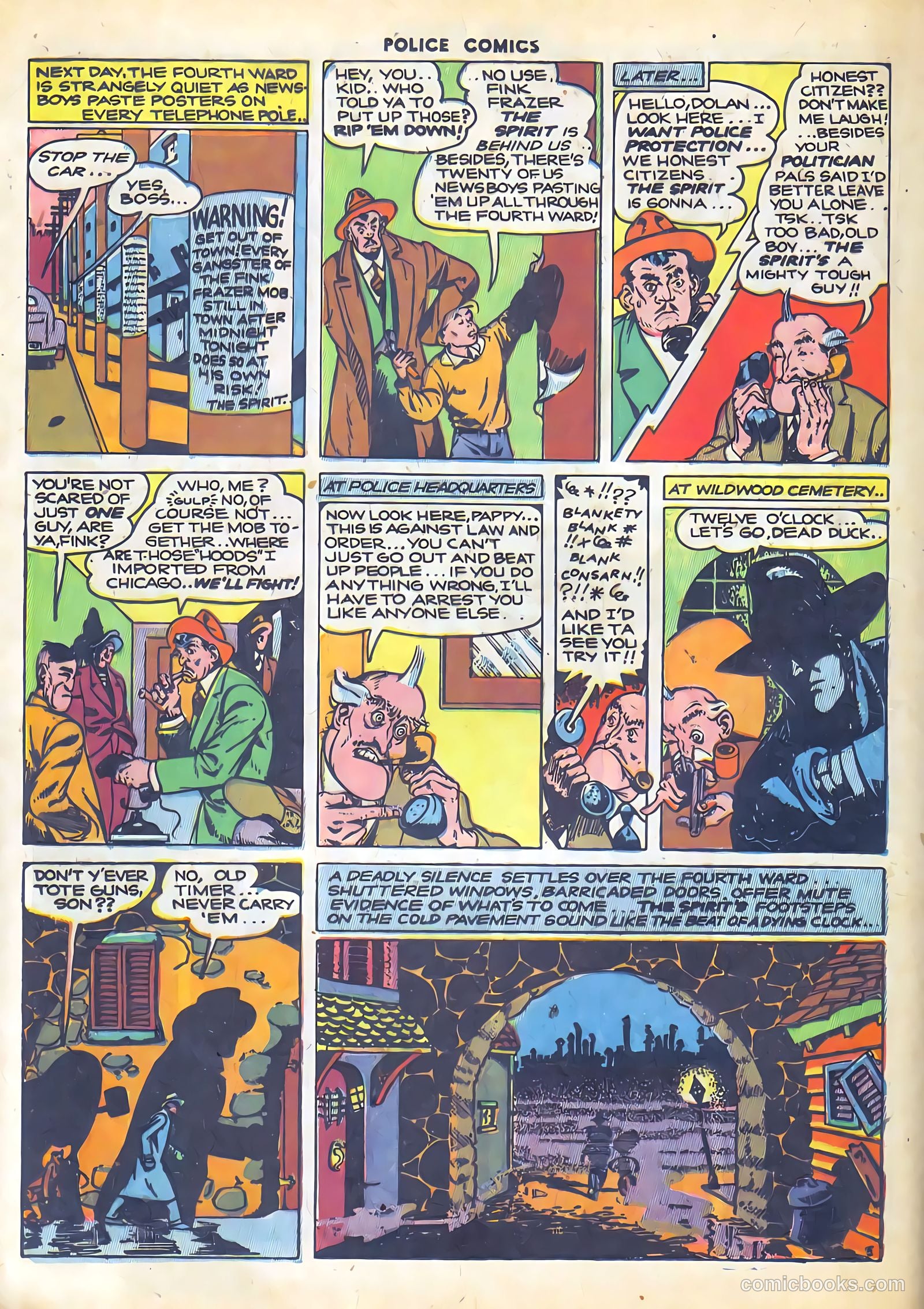 Police Comics #36 — page 34 of 60