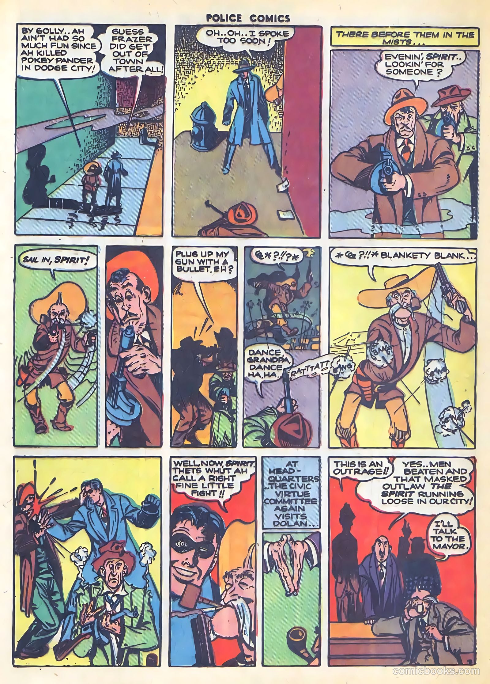 Police Comics #36 — page 36 of 60