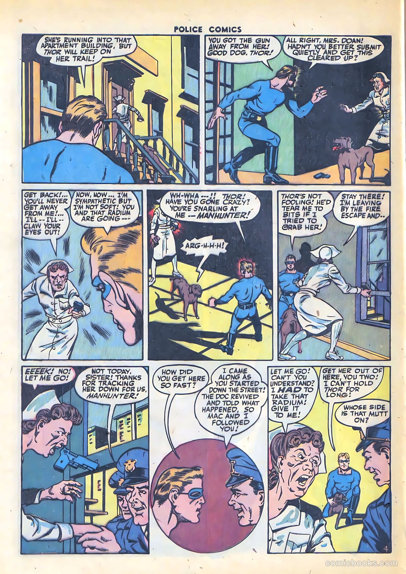 Police Comics #36 — page 52 of 60