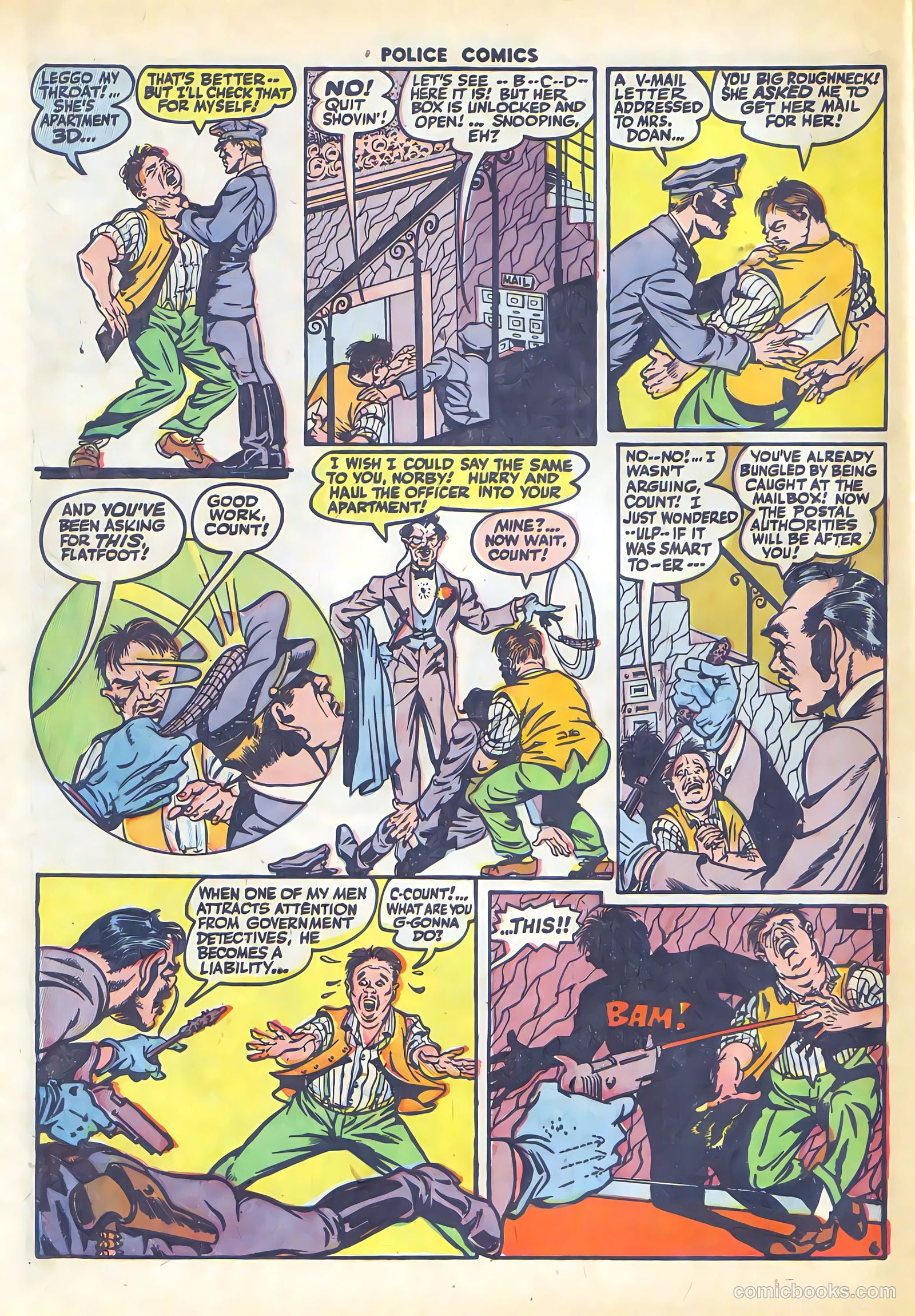 Police Comics #36 — page 54 of 60