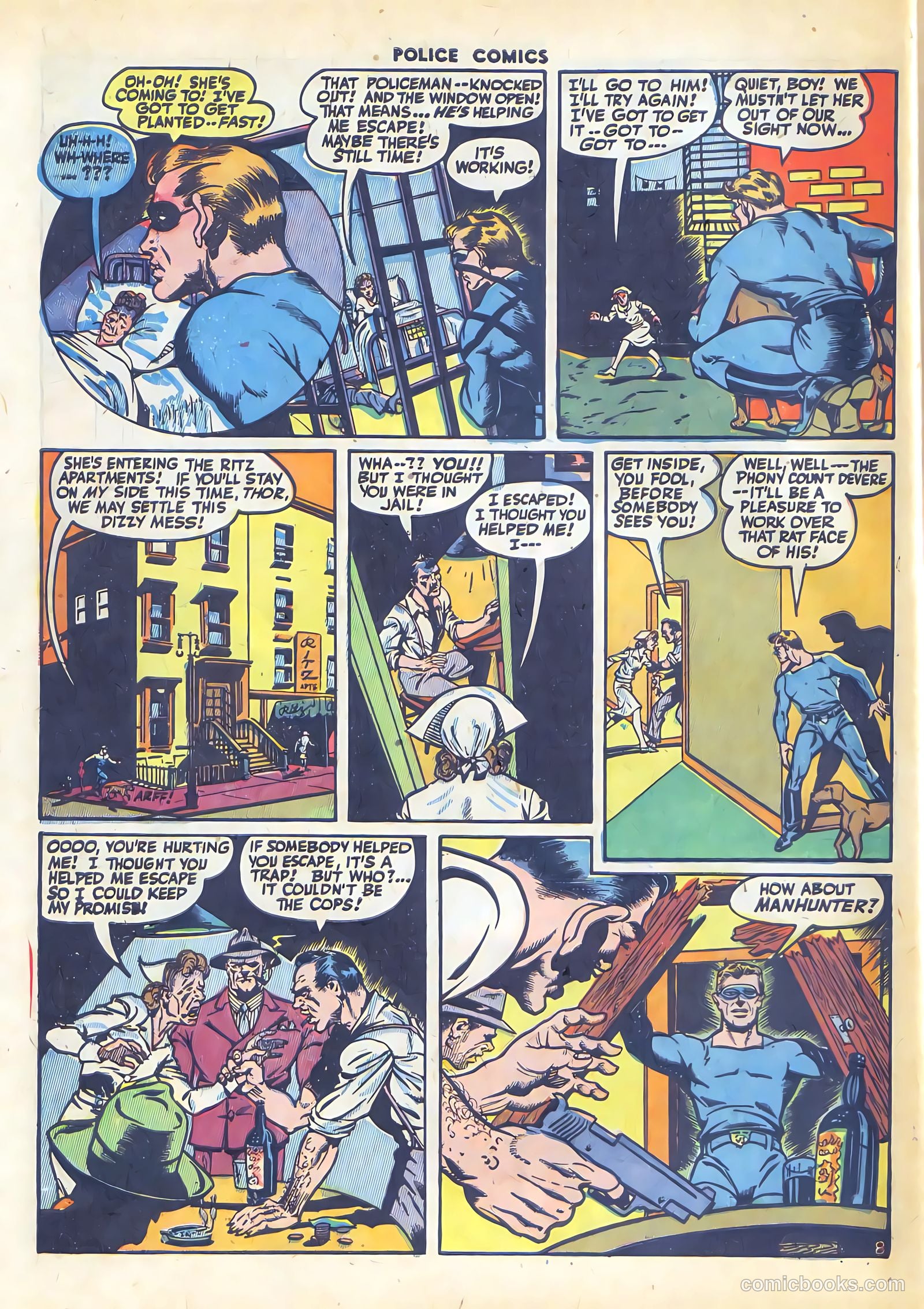 Police Comics #36 — page 56 of 60