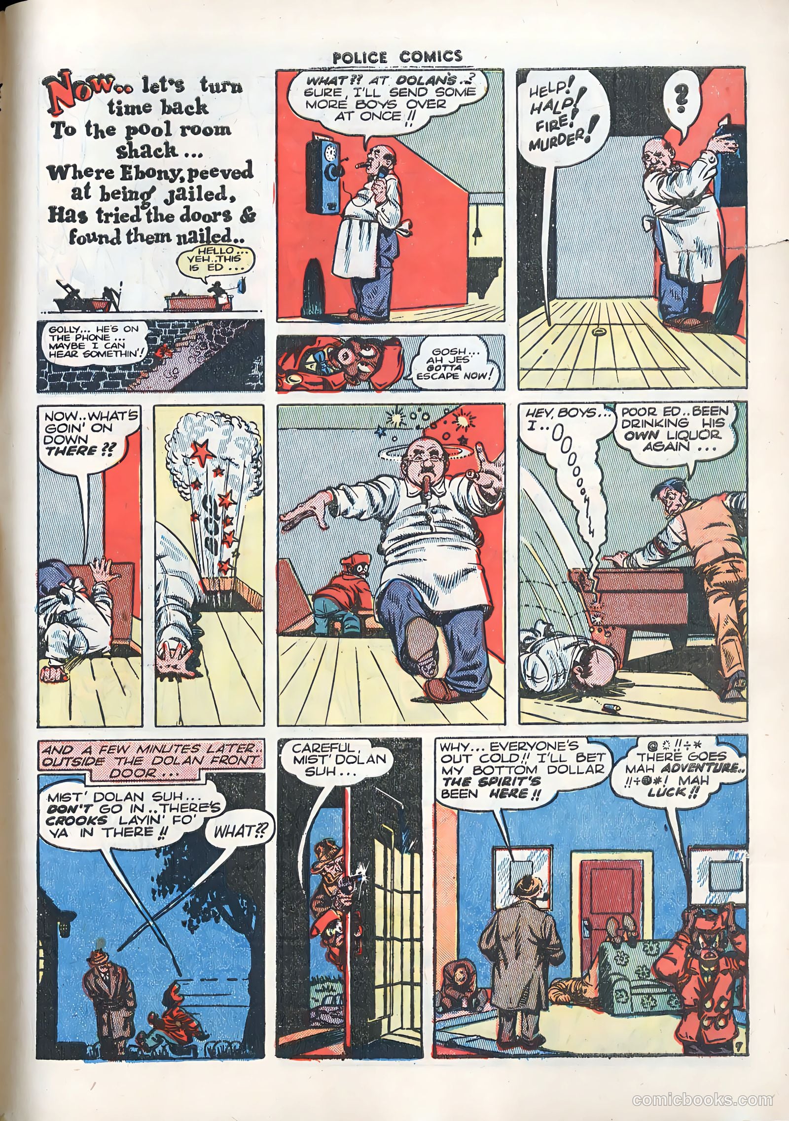 Police Comics #37 — page 57 of 60