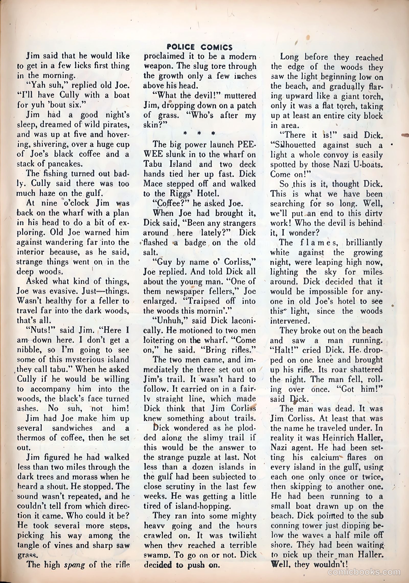 Police Comics #38 — page 49 of 60