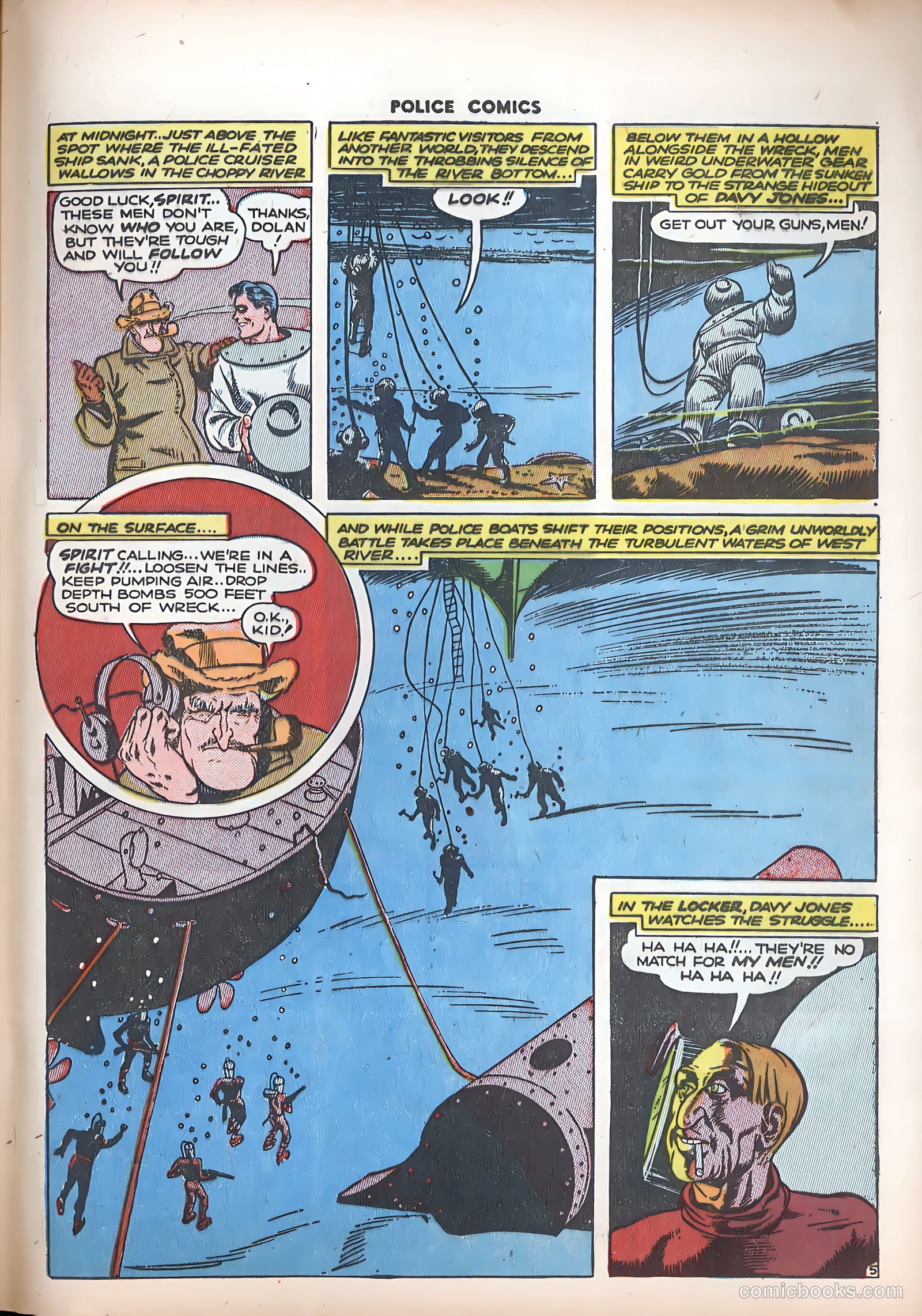 Police Comics #38 — page 55 of 60