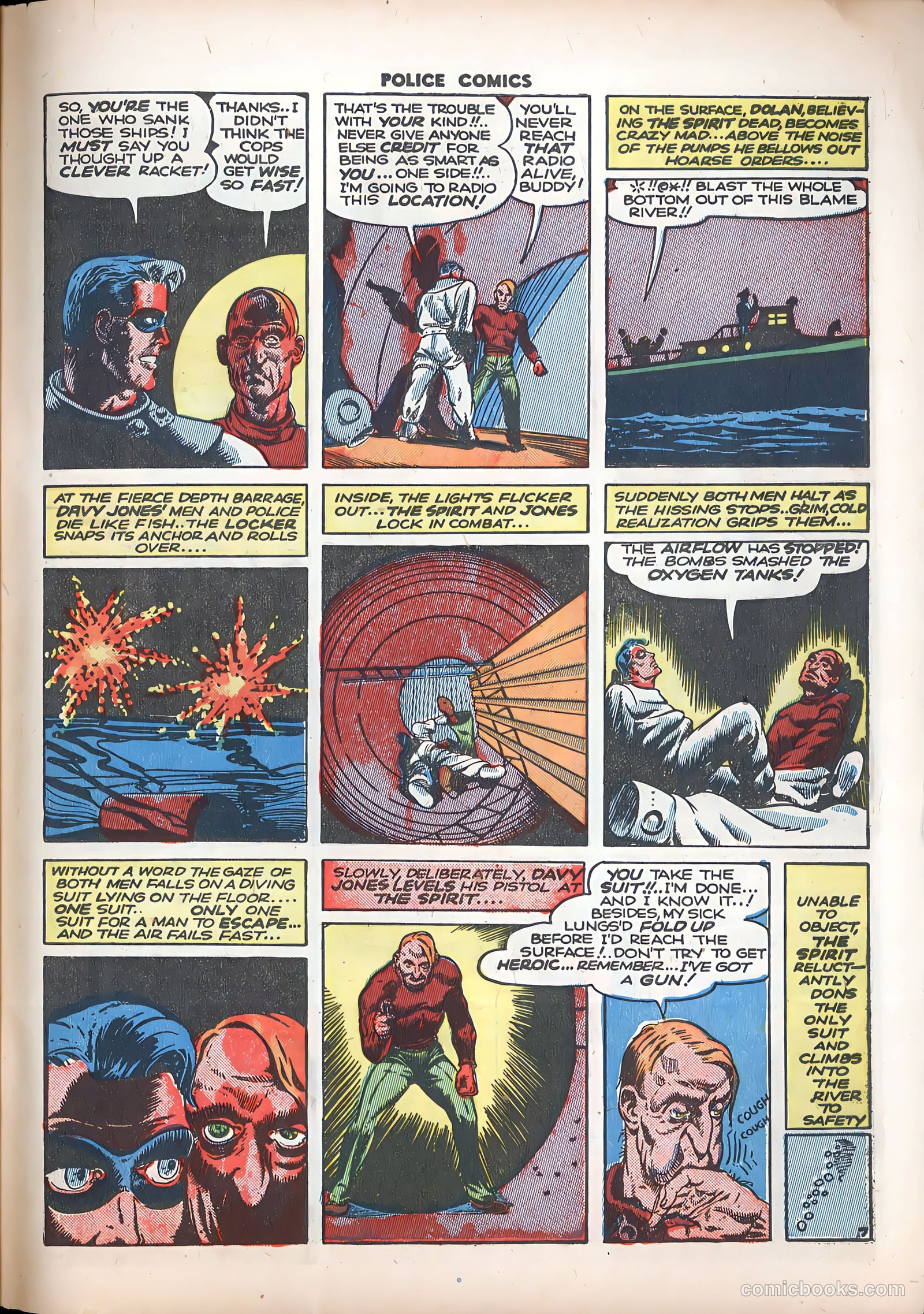 Police Comics #38 — page 57 of 60