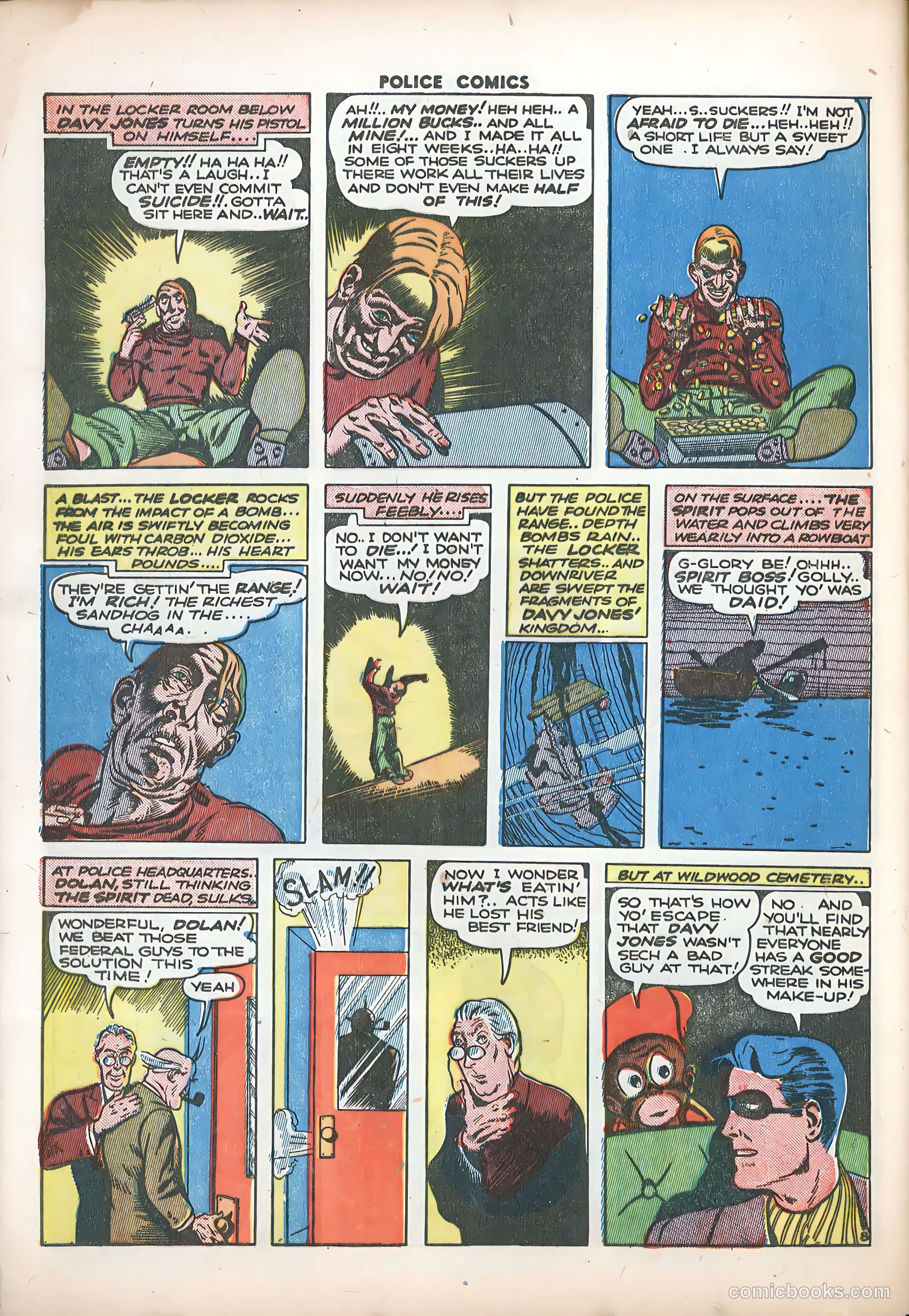 Police Comics #38 — page 58 of 60