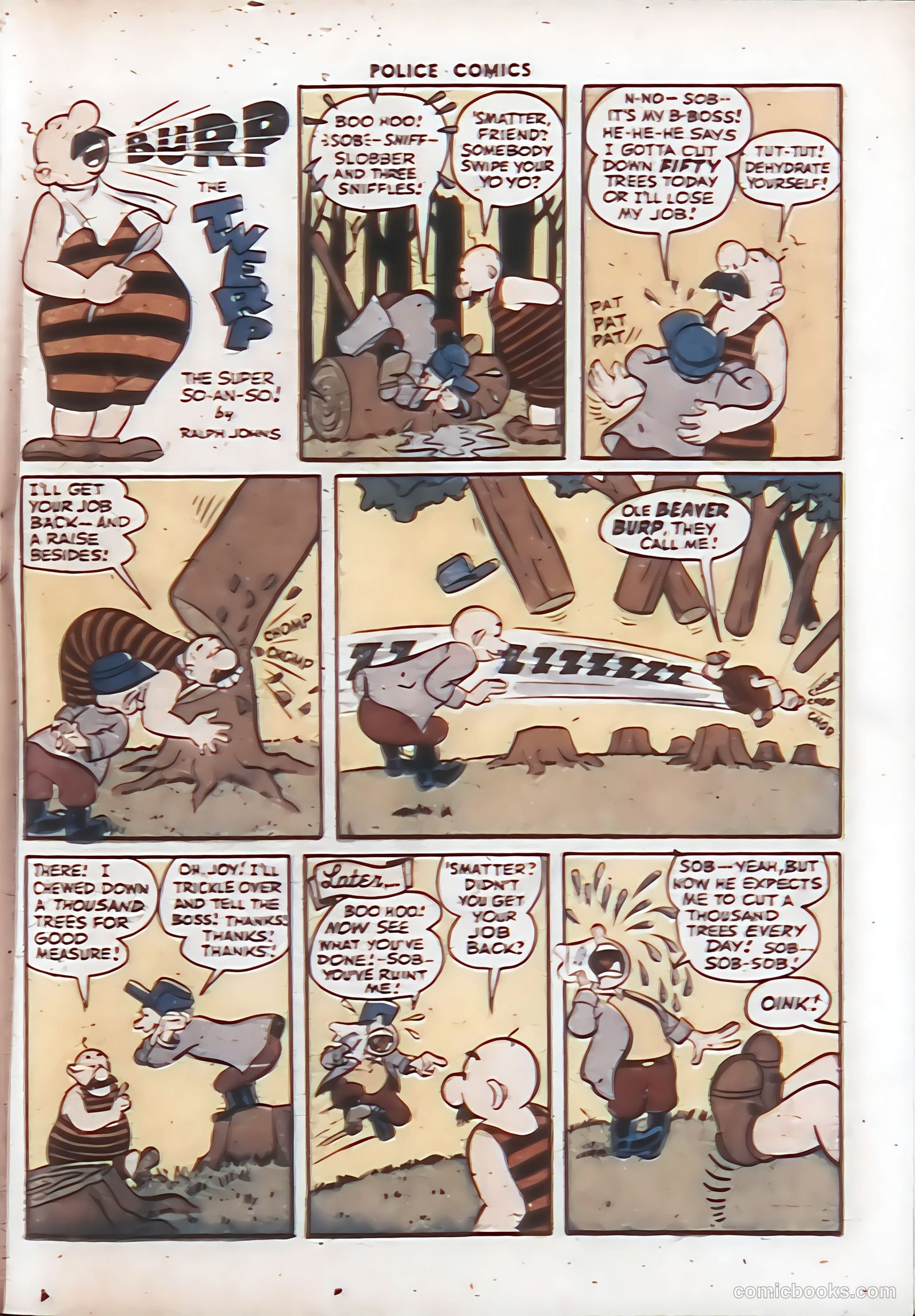 Police Comics #39 — page 30 of 63