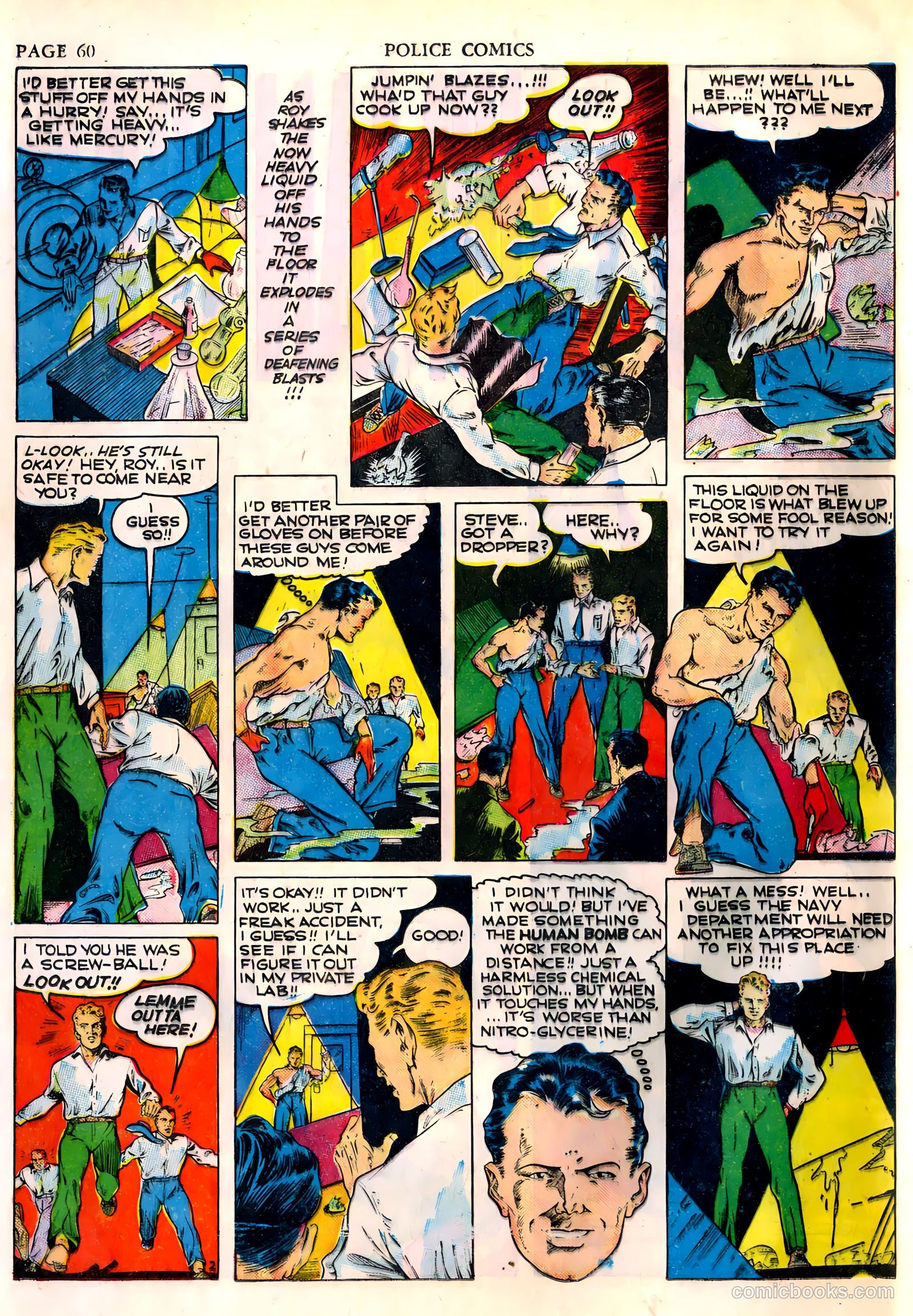 Police Comics #4 — page 62 of 68