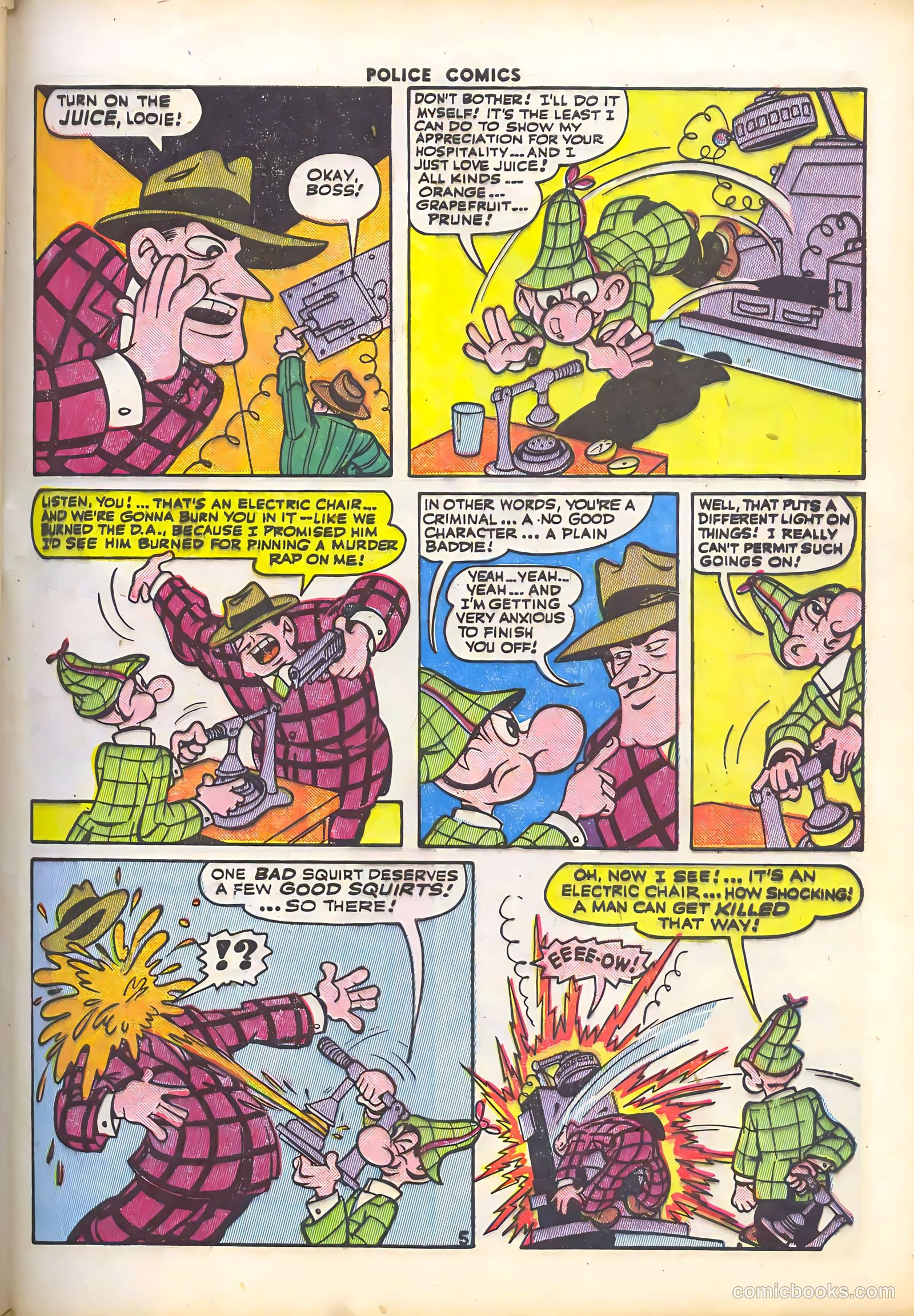 Police Comics #40 — page 50 of 61