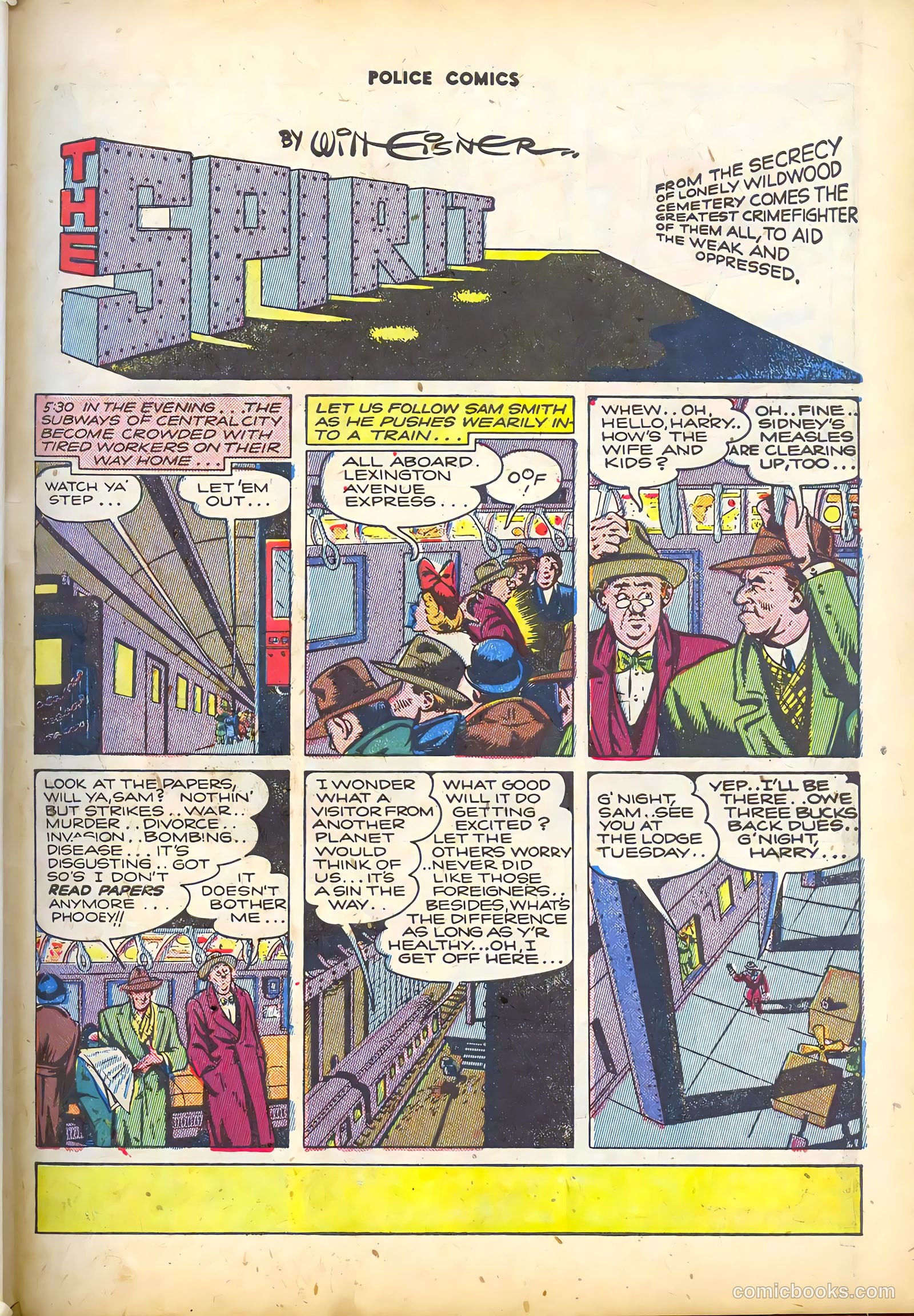 Police Comics #40 — page 52 of 61