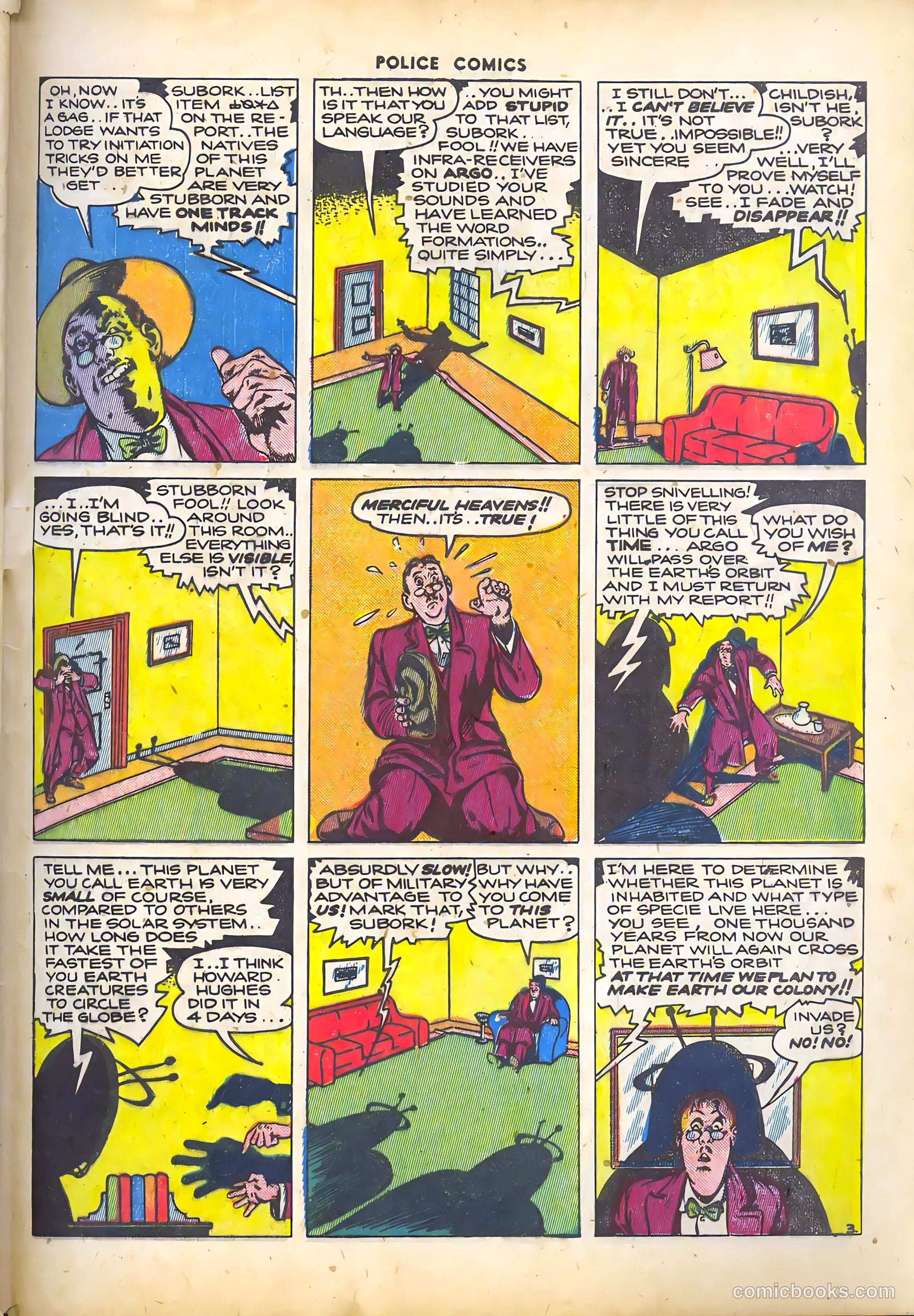 Police Comics #40 — page 54 of 61