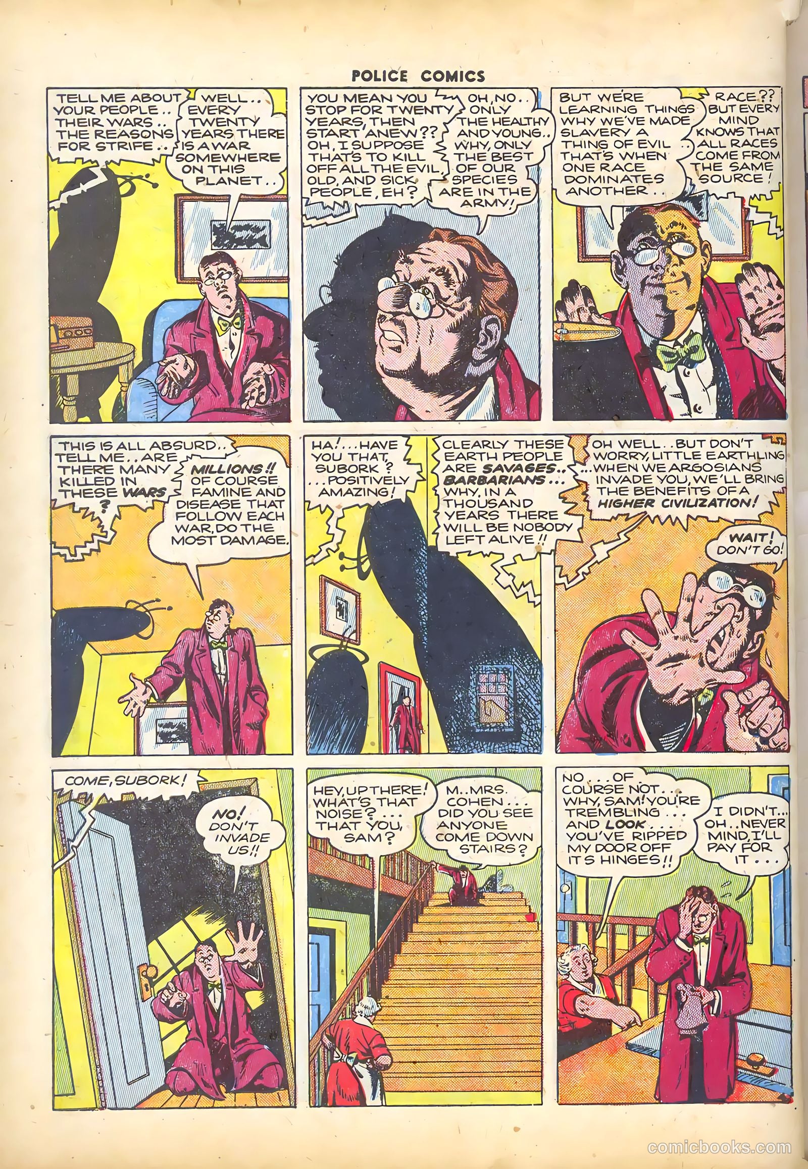 Police Comics #40 — page 55 of 61