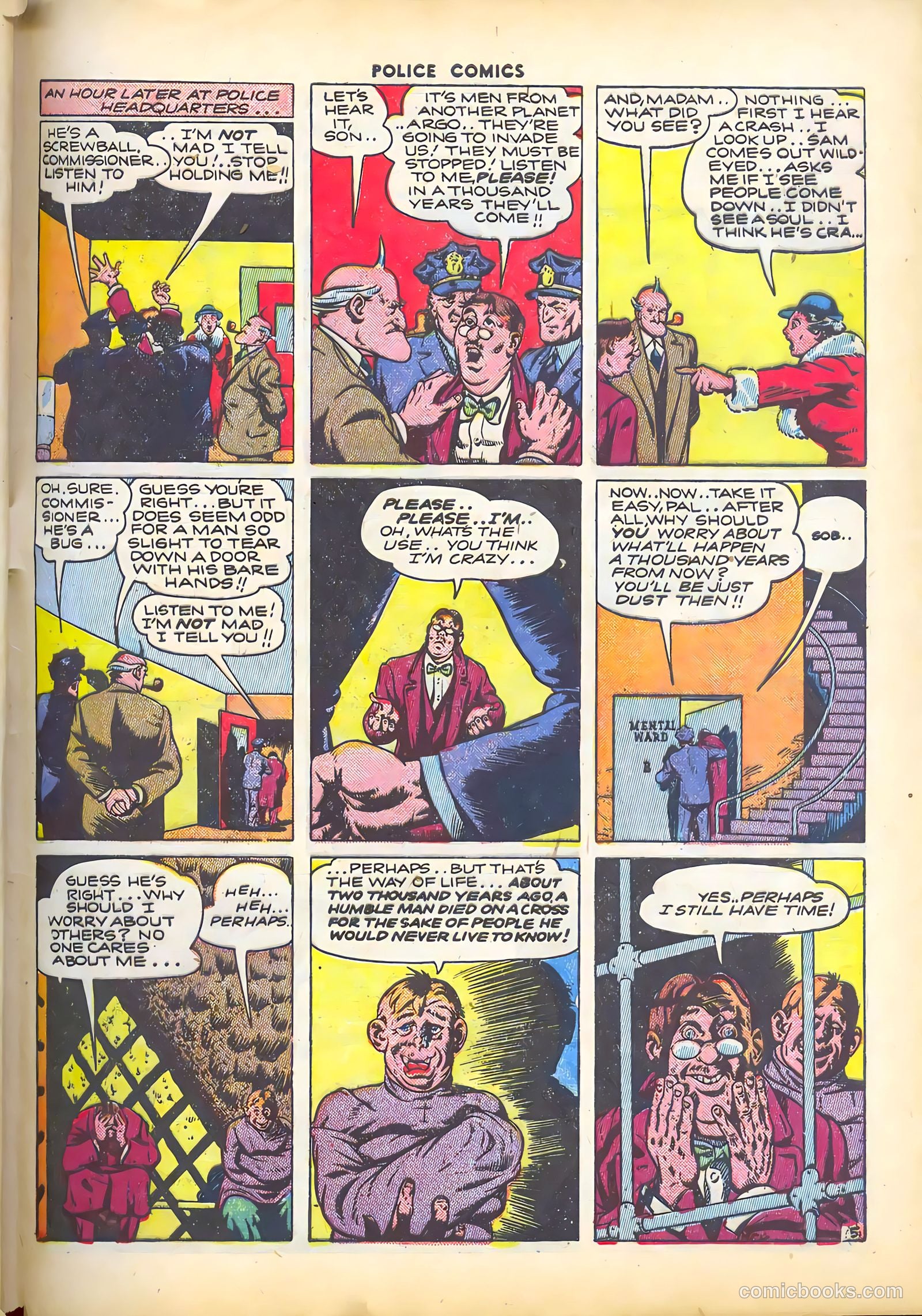 Police Comics #40 — page 56 of 61