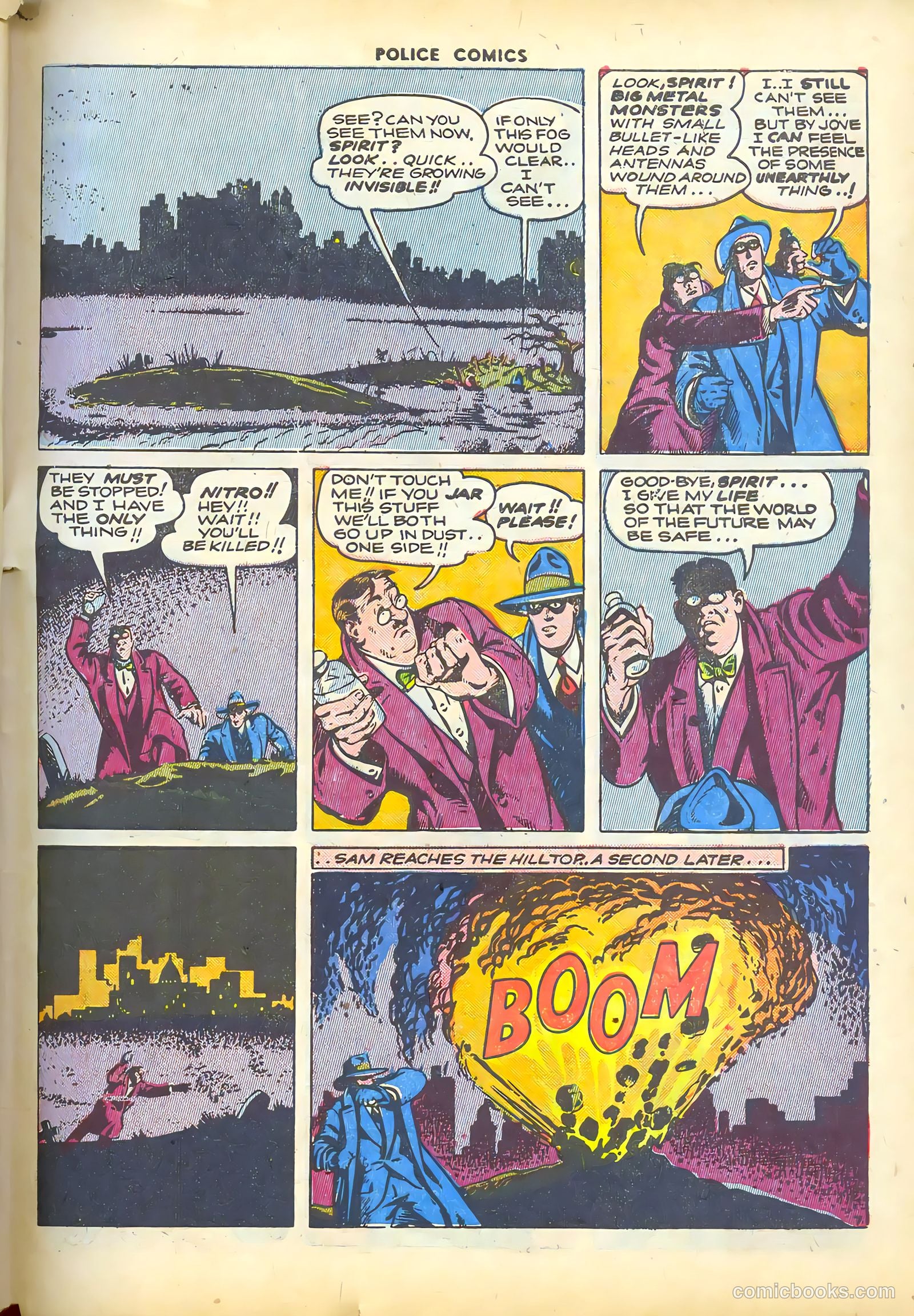 Police Comics #40 — page 58 of 61