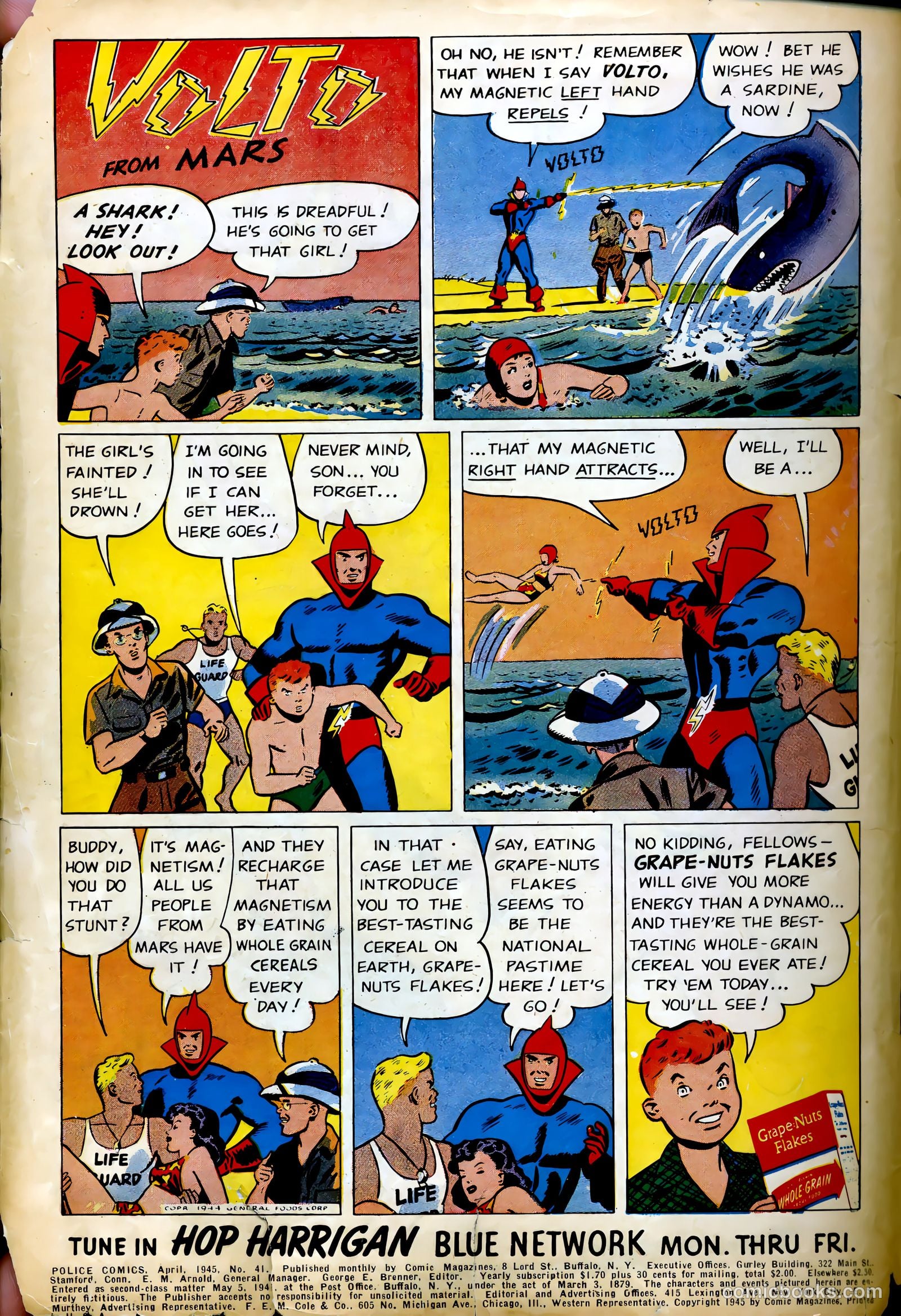 Police Comics #41 — page 2 of 60