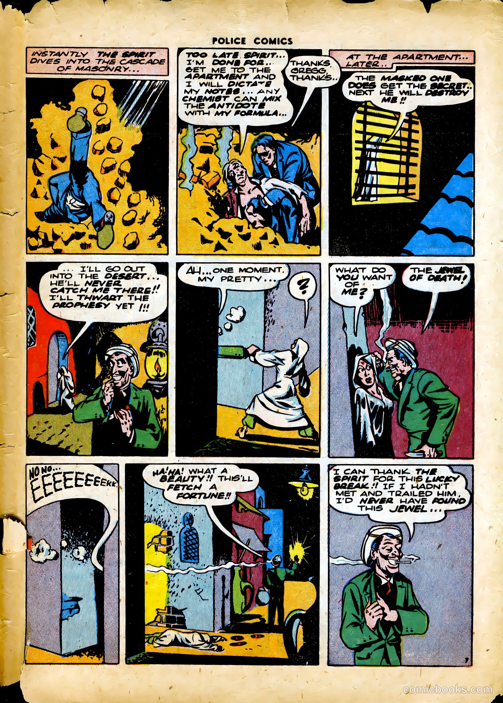 Police Comics #41 — page 57 of 60
