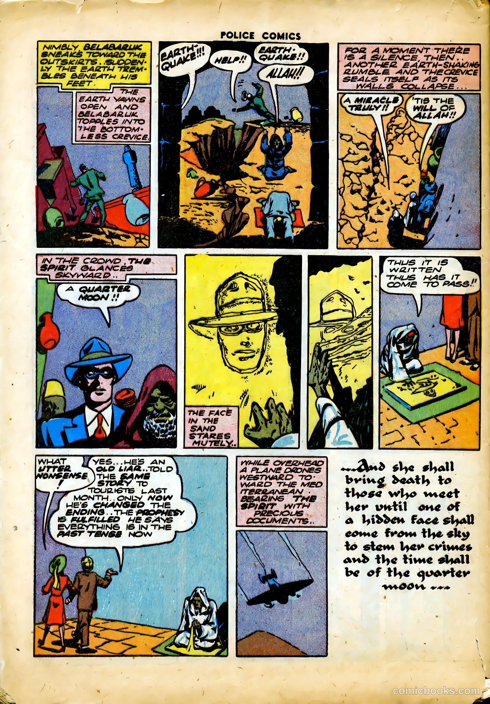 Police Comics #41 — page 58 of 60