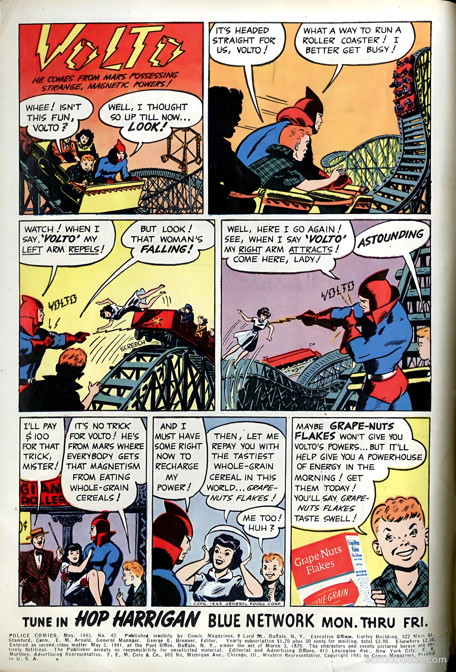 Police Comics #42 — page 2 of 60