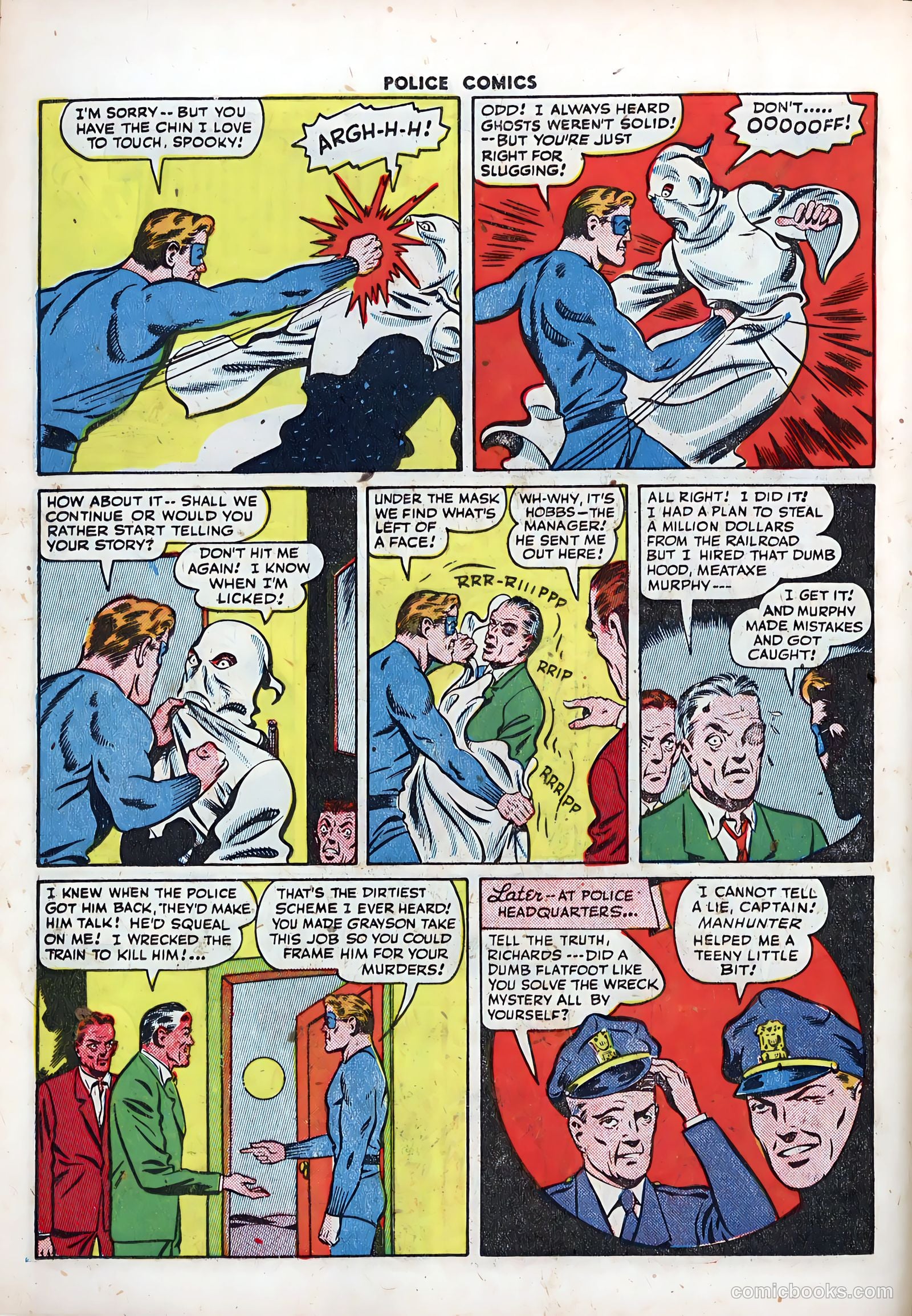 Police Comics #42 — page 40 of 60