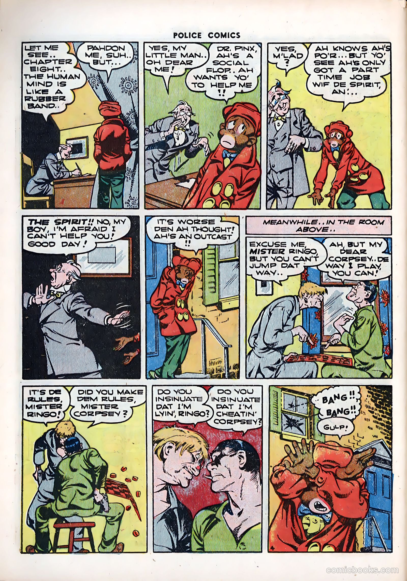 Police Comics #42 — page 54 of 60