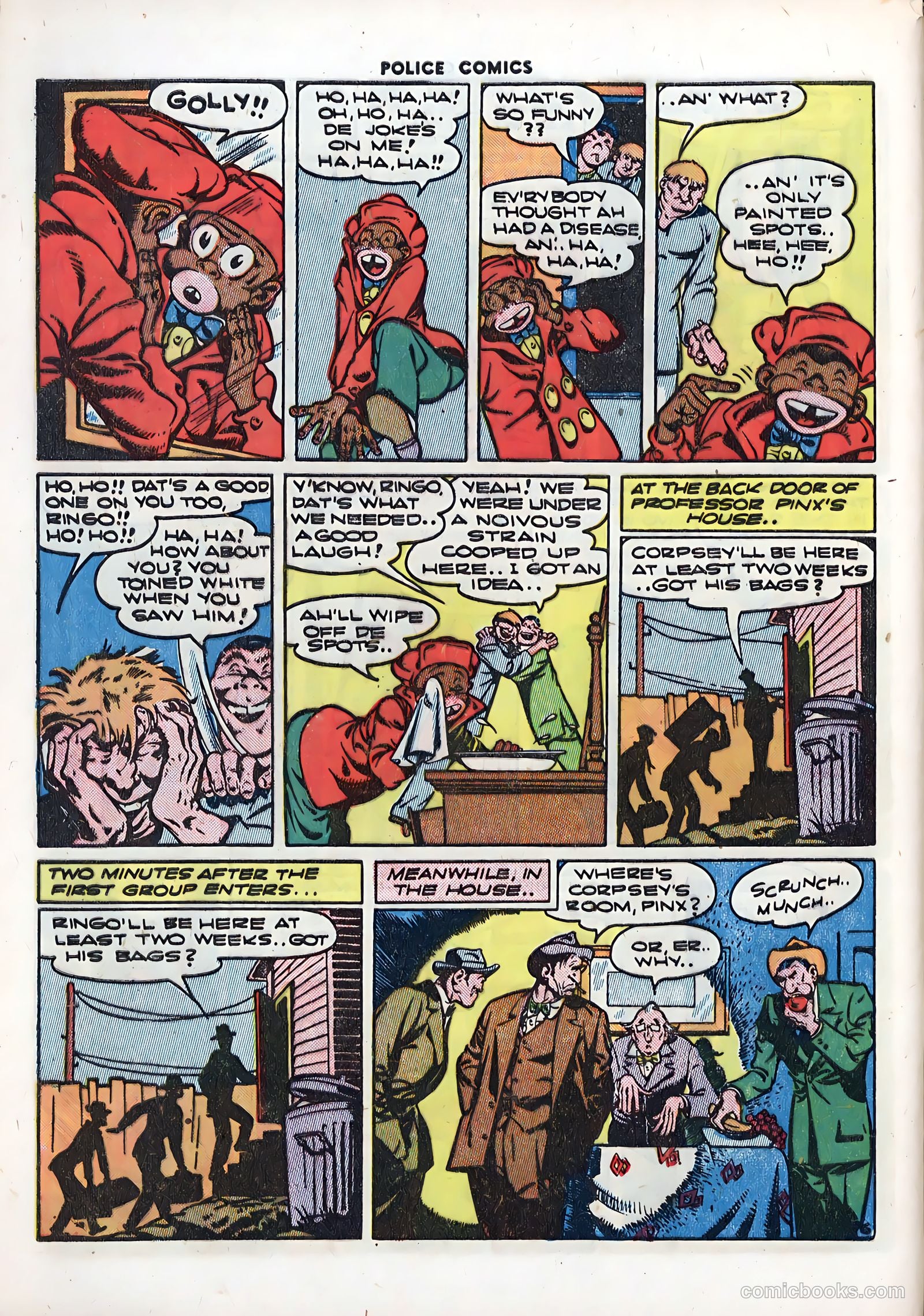 Police Comics #42 — page 56 of 60