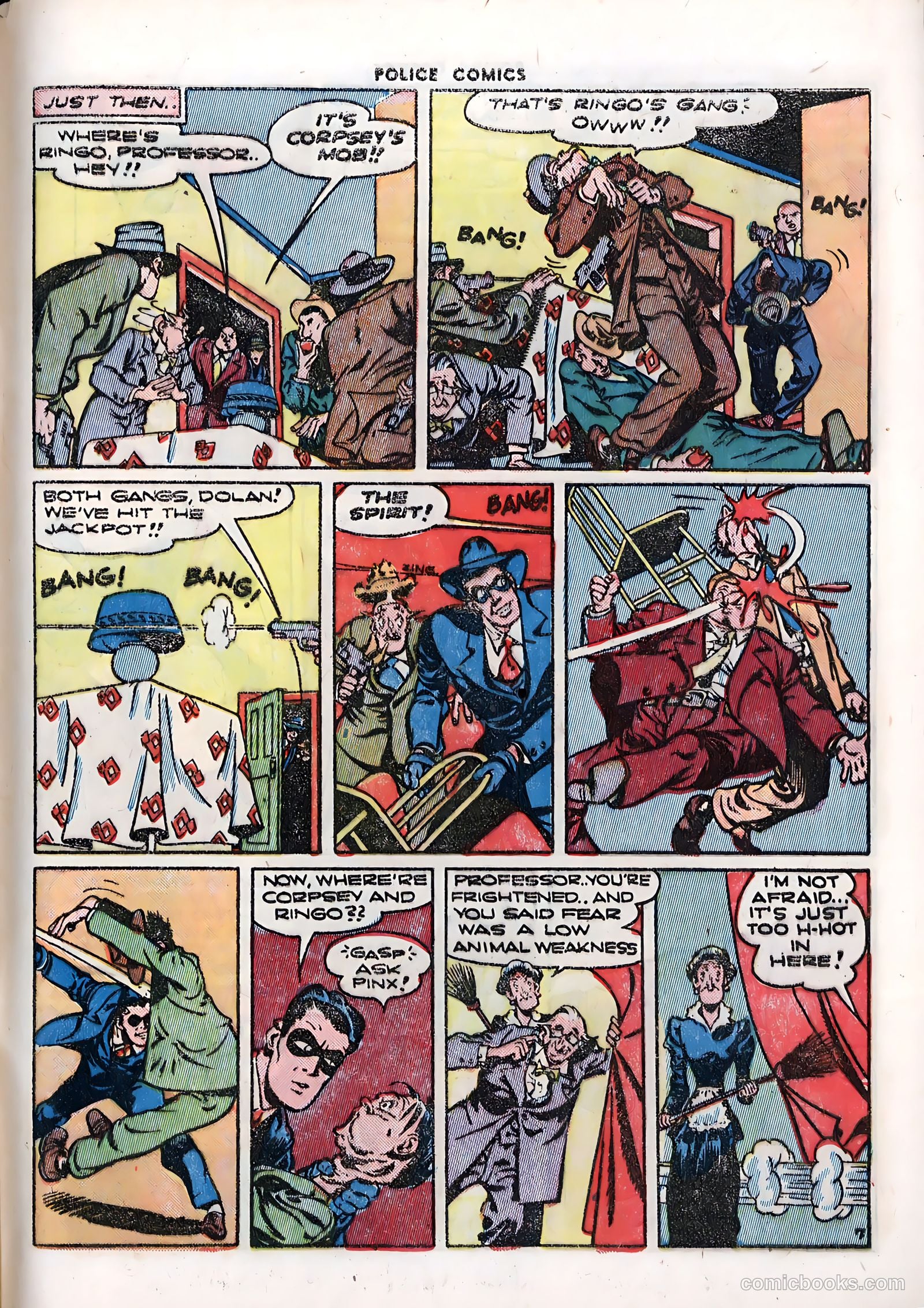 Police Comics #42 — page 57 of 60