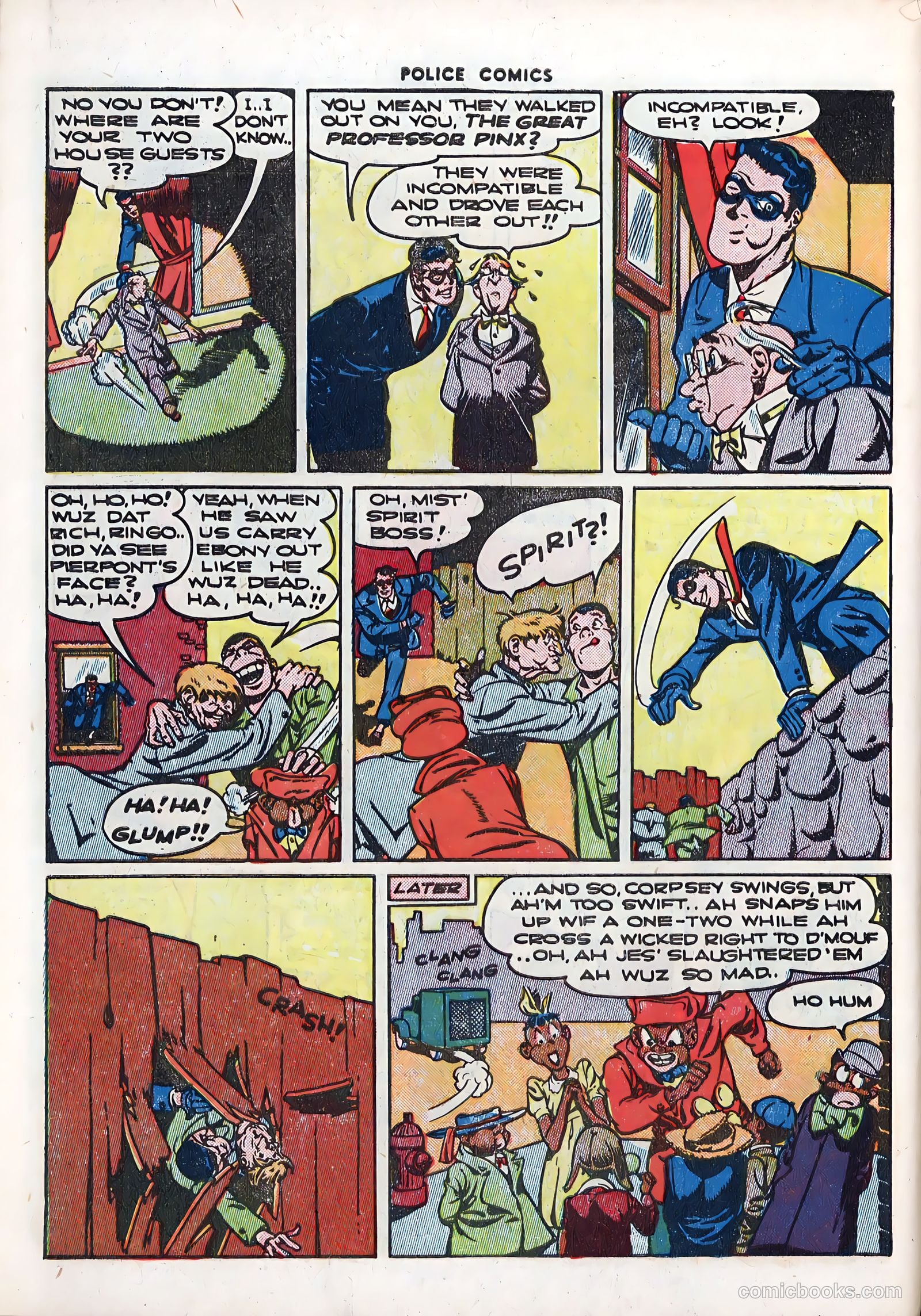 Police Comics #42 — page 58 of 60