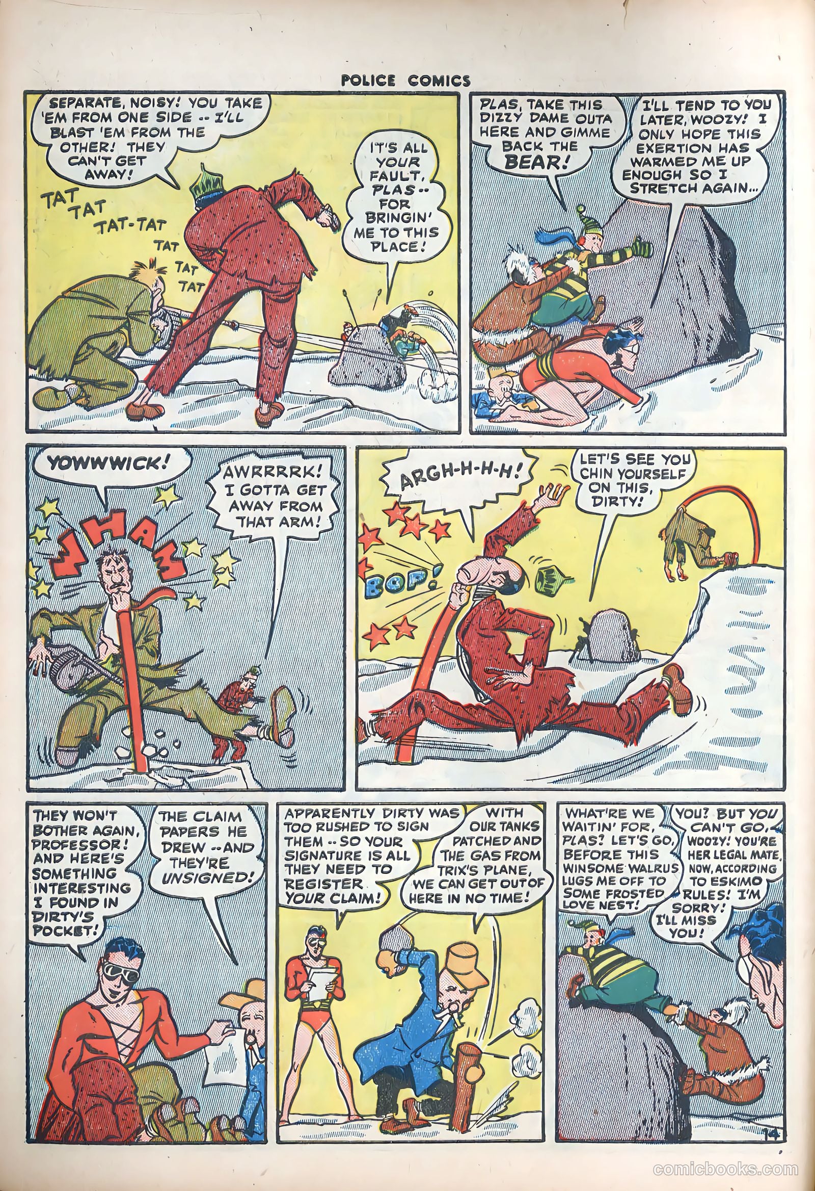 Police Comics #43 — page 16 of 60