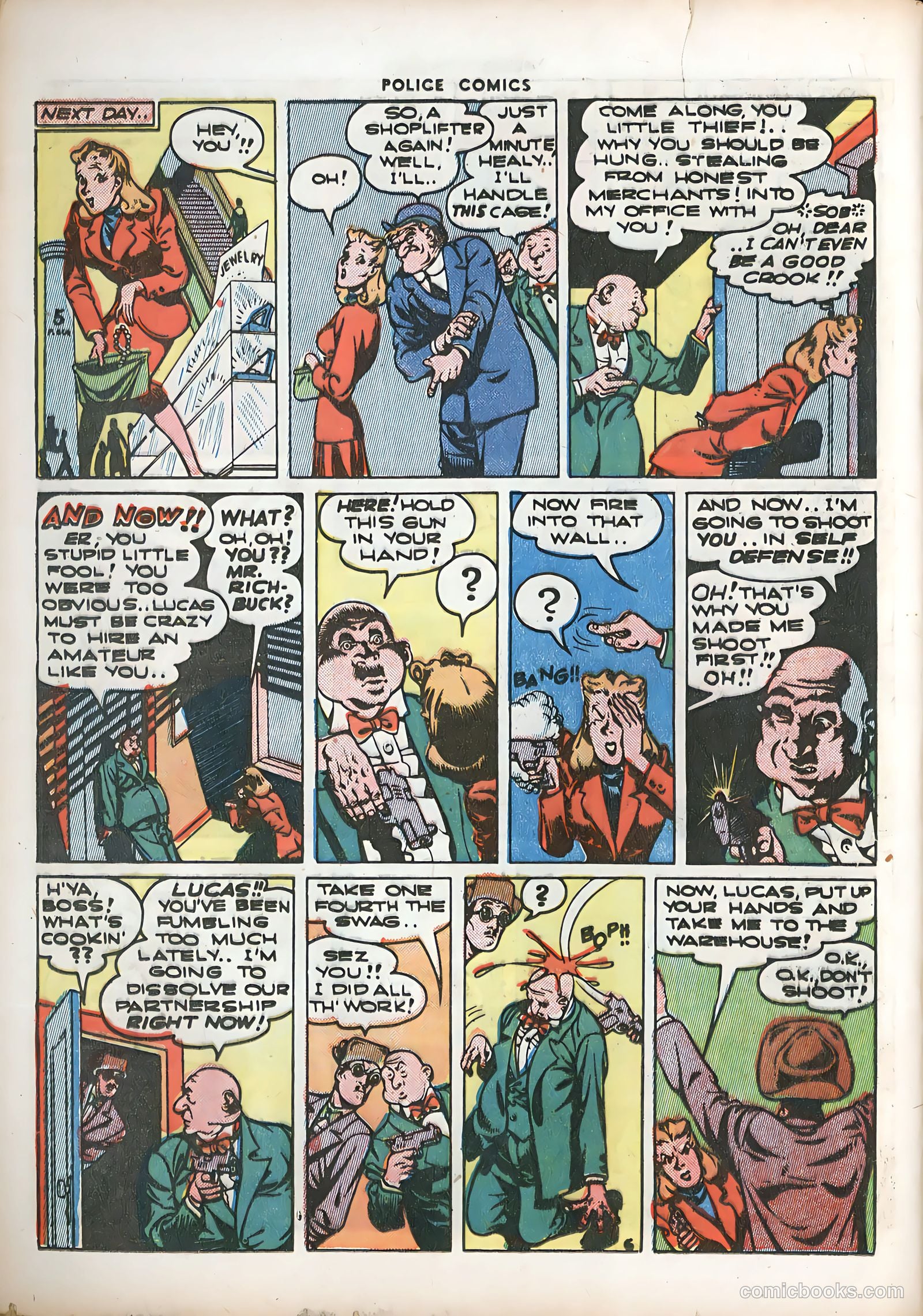 Police Comics #43 — page 36 of 60