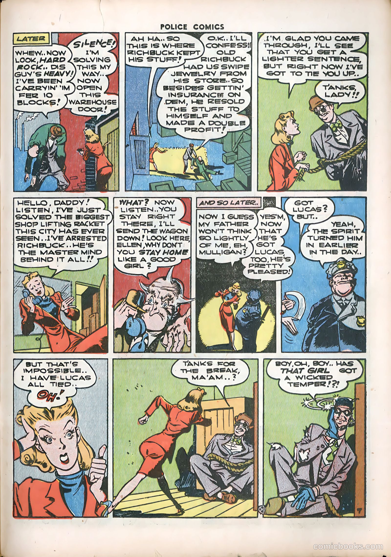 Police Comics #43 — page 37 of 60
