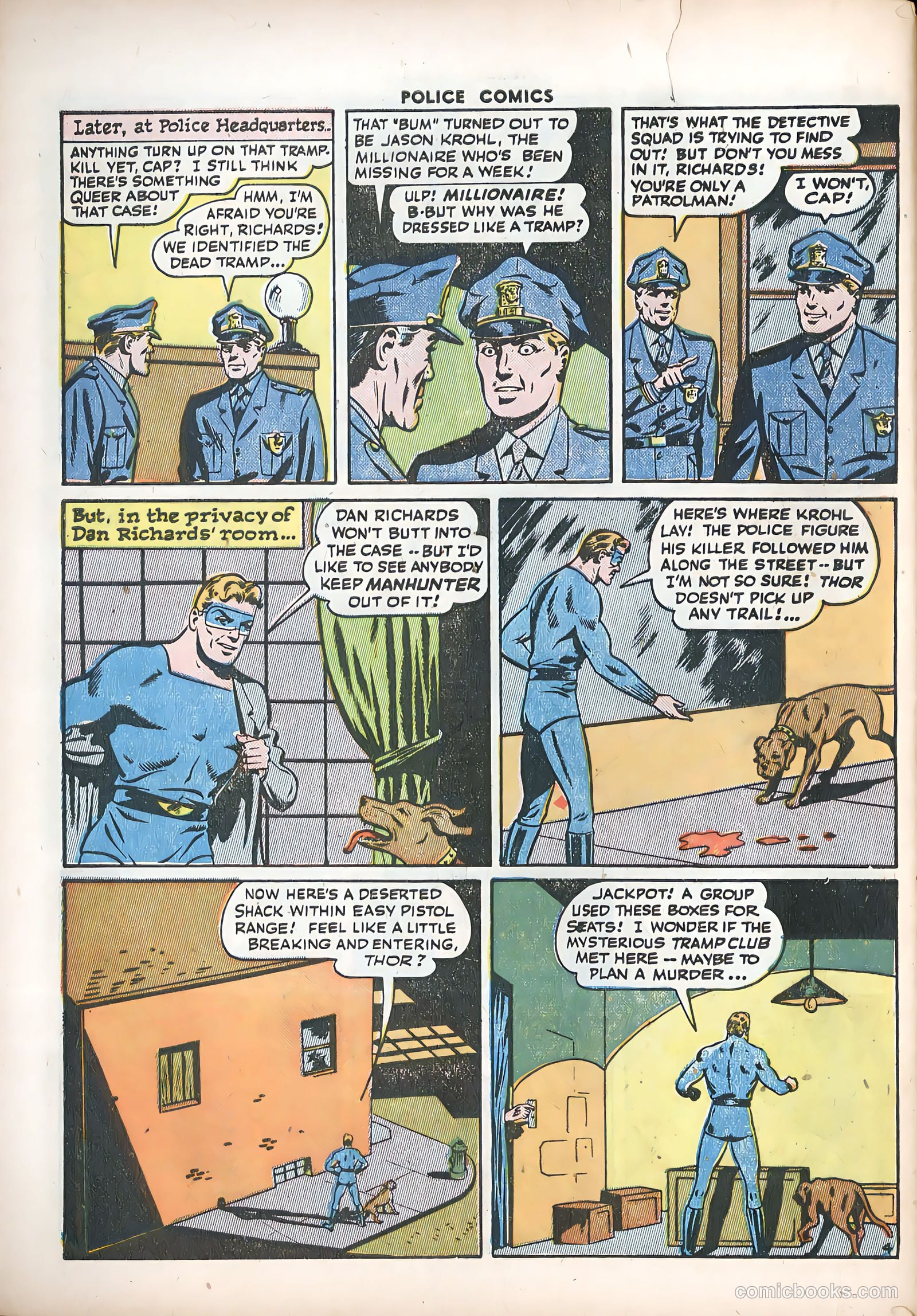 Police Comics #43 — page 52 of 60
